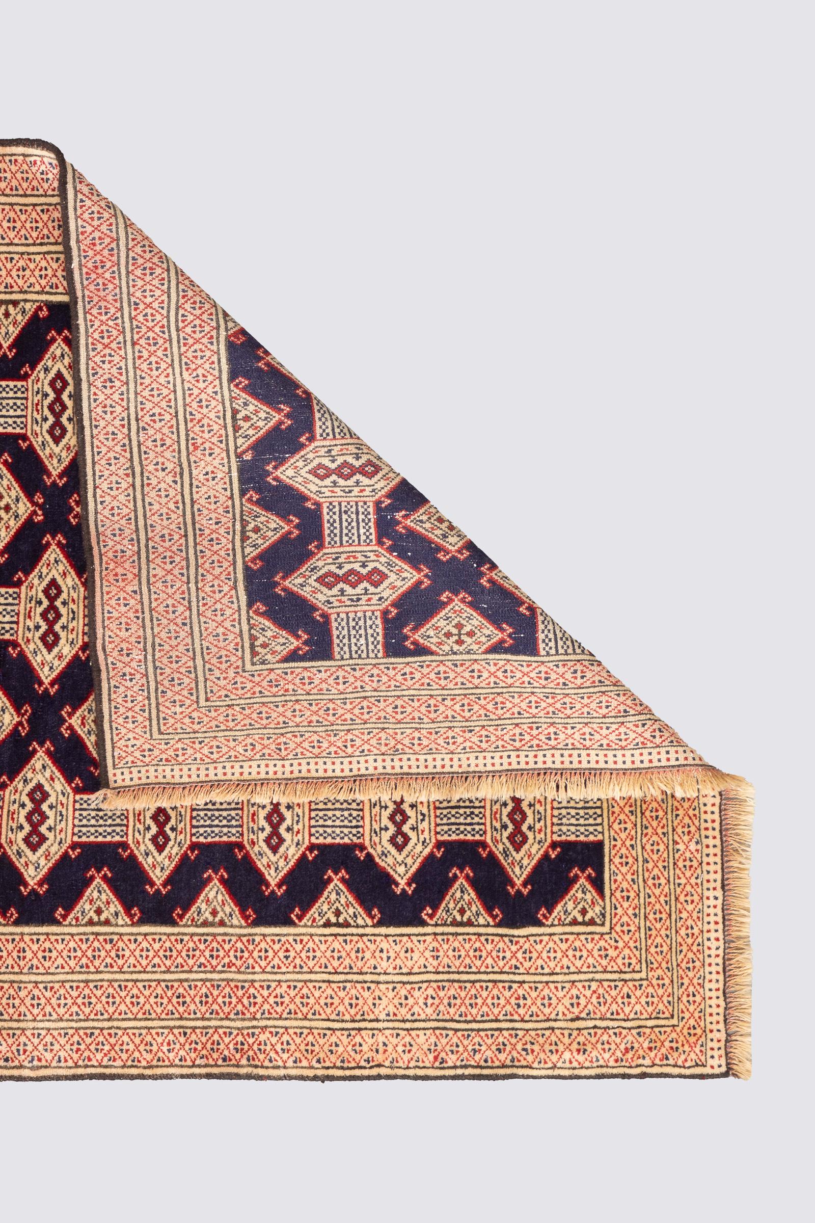 Fine Torkaman Camel Feet Persian Rug
