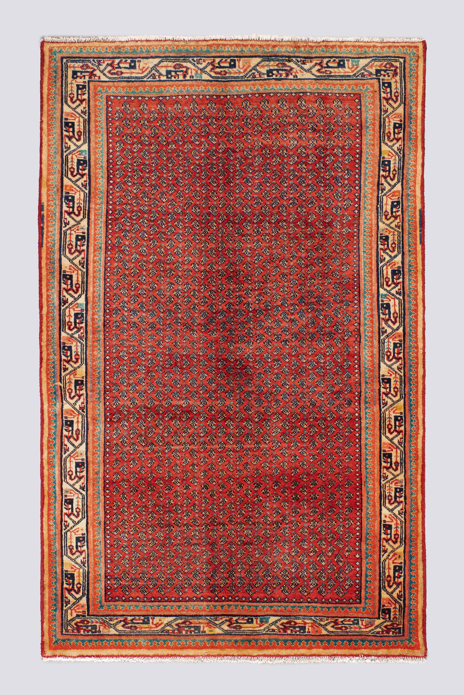 Mahal Bote Mir Persian rug C., Mid 20th Century