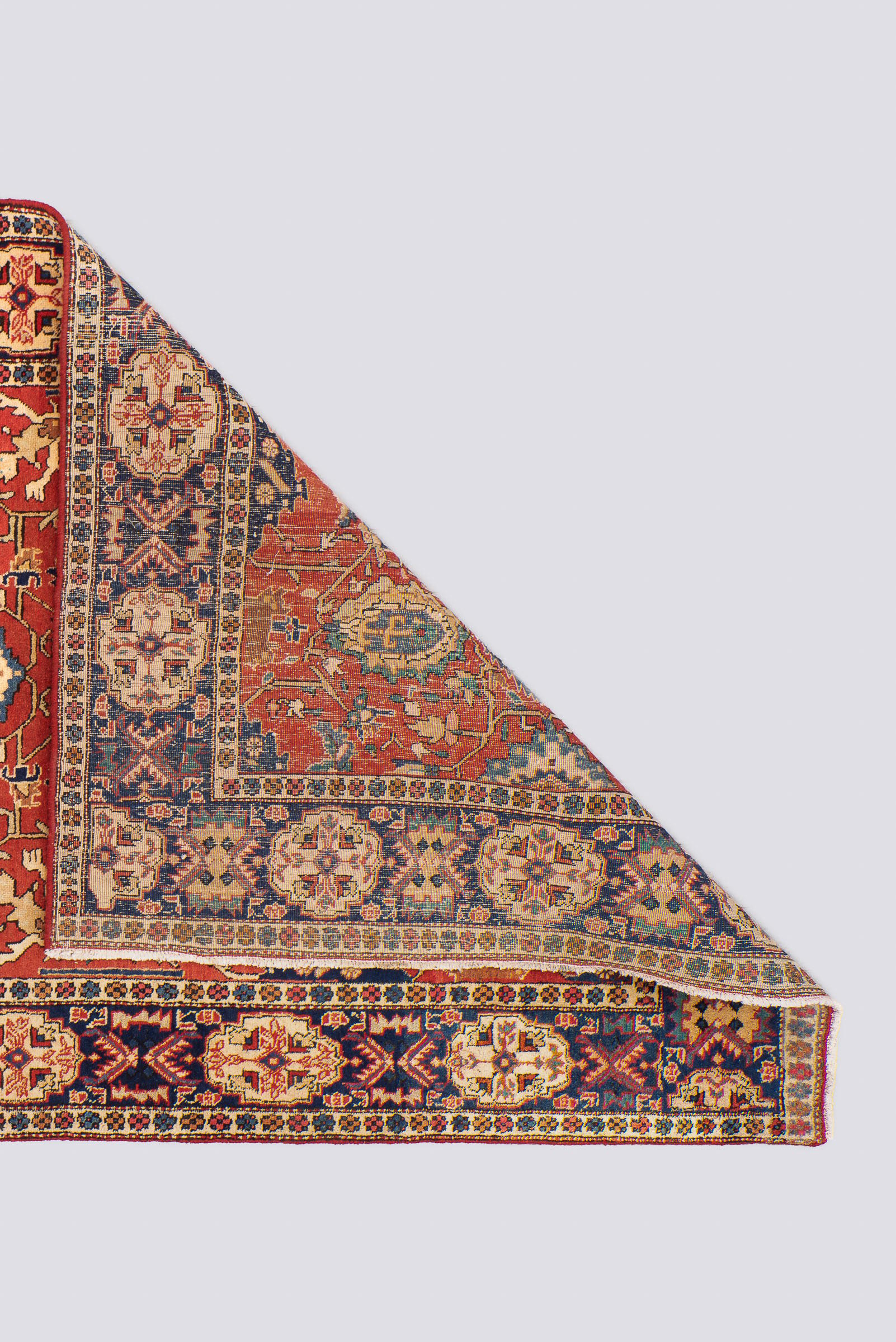 Vintage Fine Miane Afshan Persian Rug