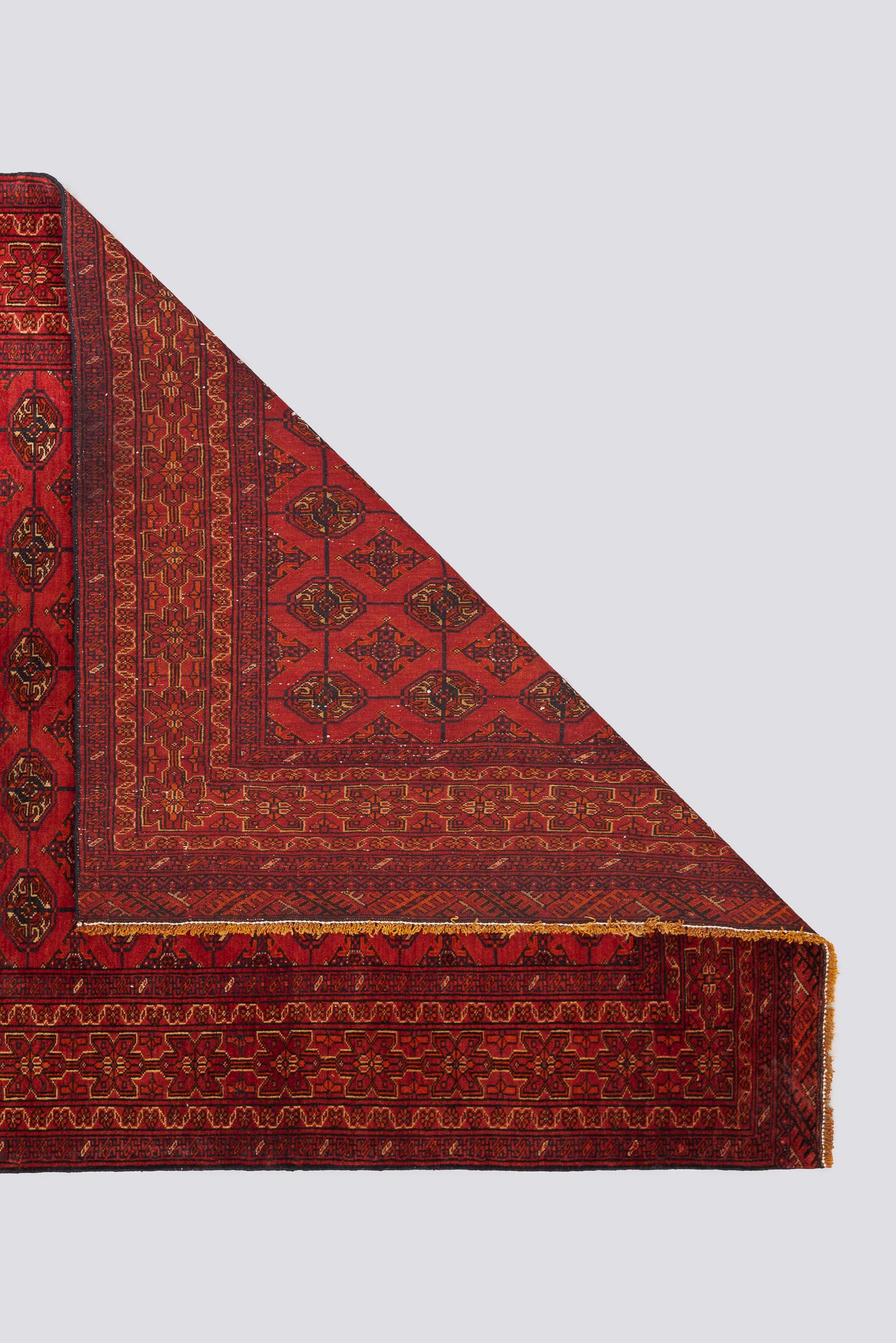 Fine Torkaman Yamut Mari Gool (Camel feet) Persian Rug