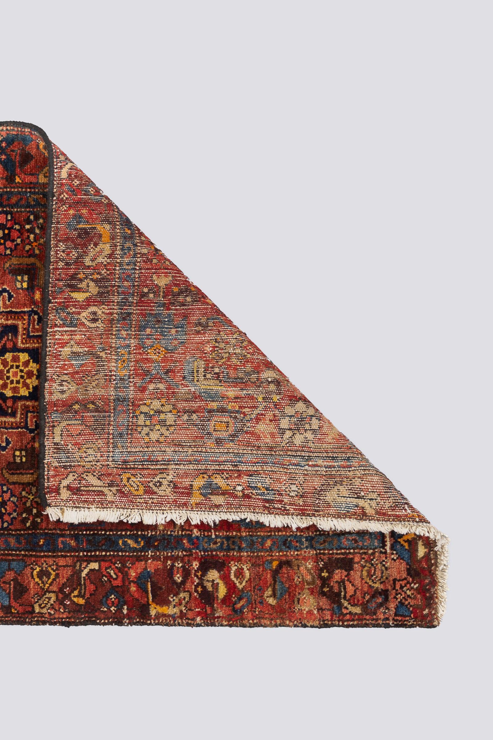 Antique Khamse Zanjan Persian Rug