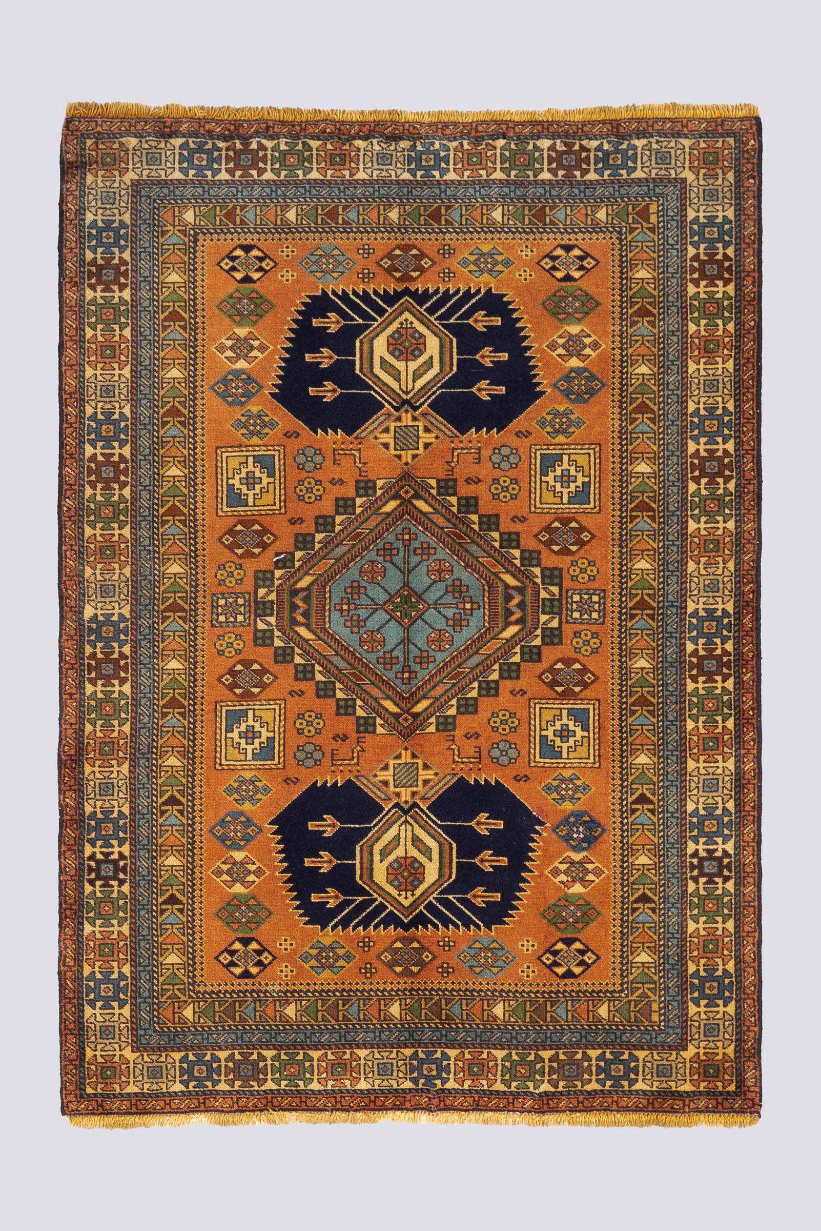 Vintage Ardabil Triple Toranj Carpet 1.3SQM