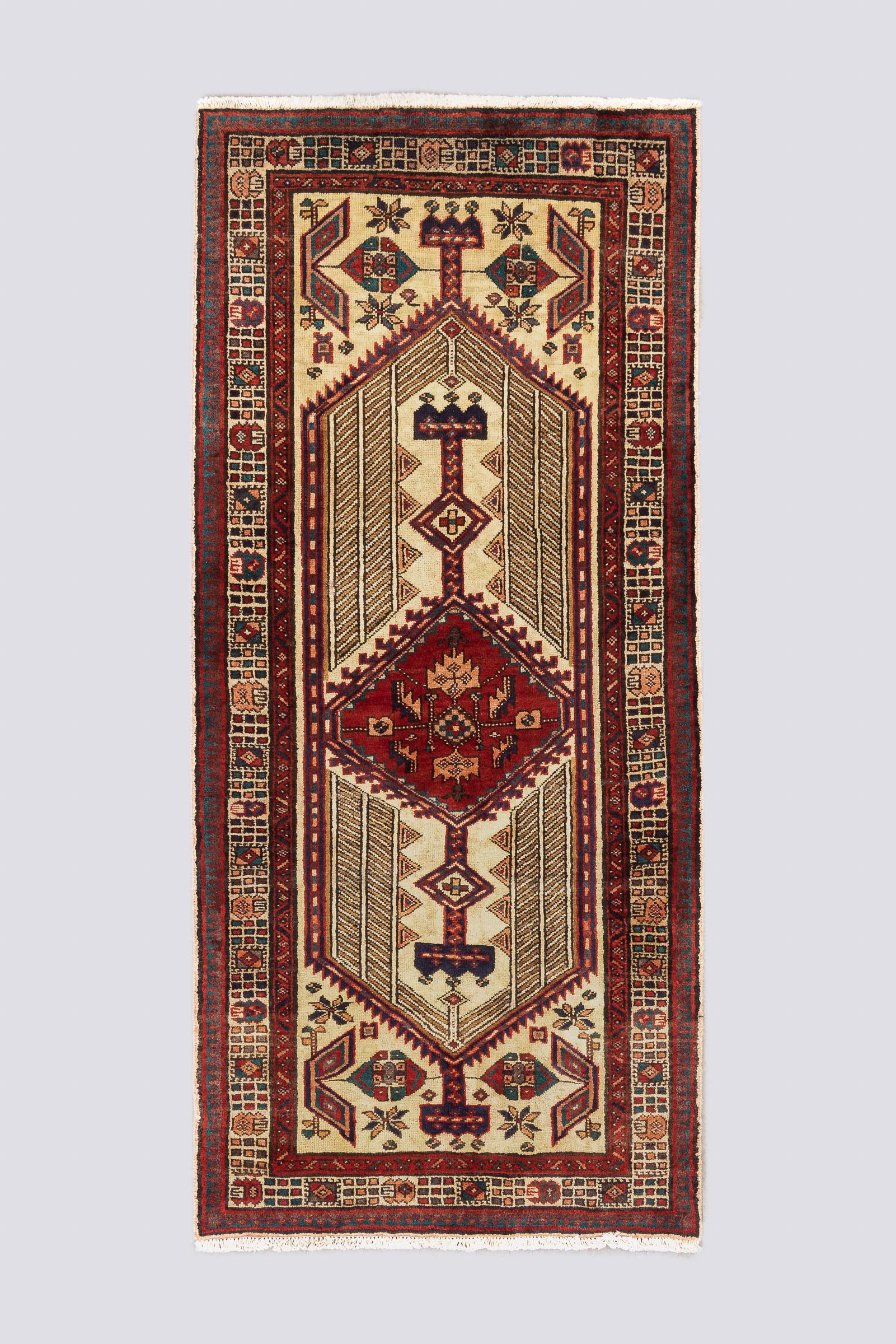 Sarab Qalami Persian Runner Rug