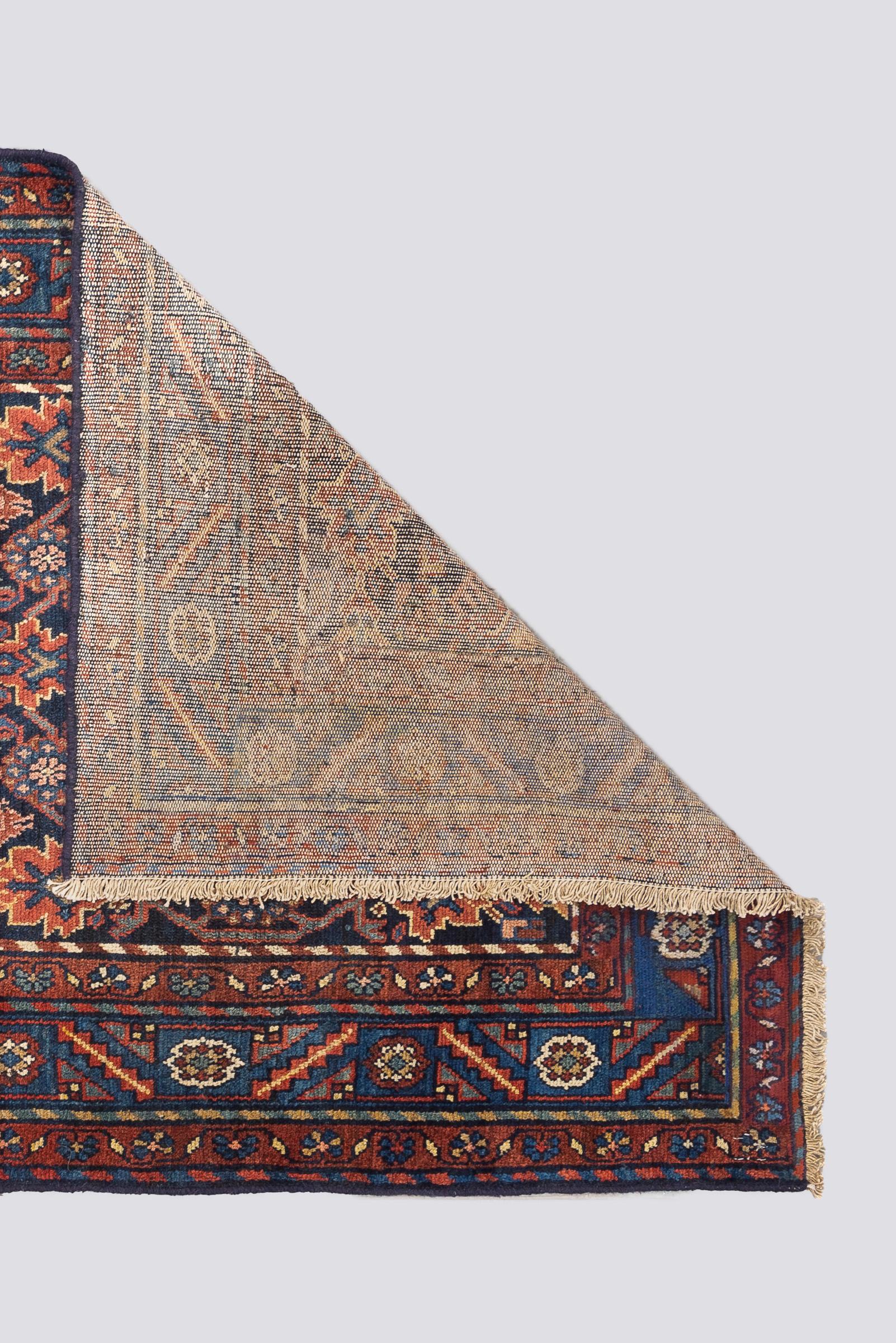 Antique Malayer Mahi Persian Rug, c. 1900–1920