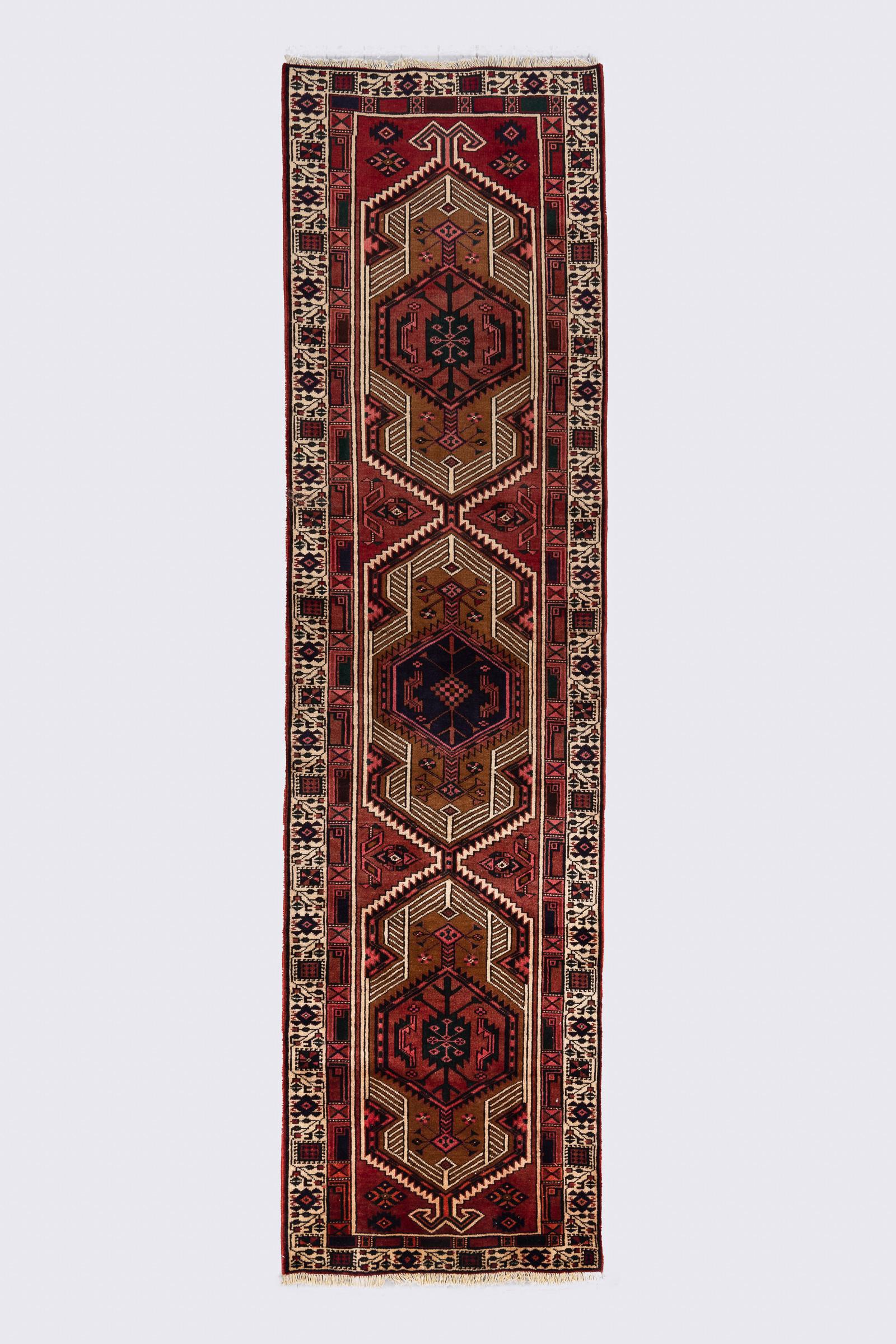 Sarab Qalami Persian Runner Rug