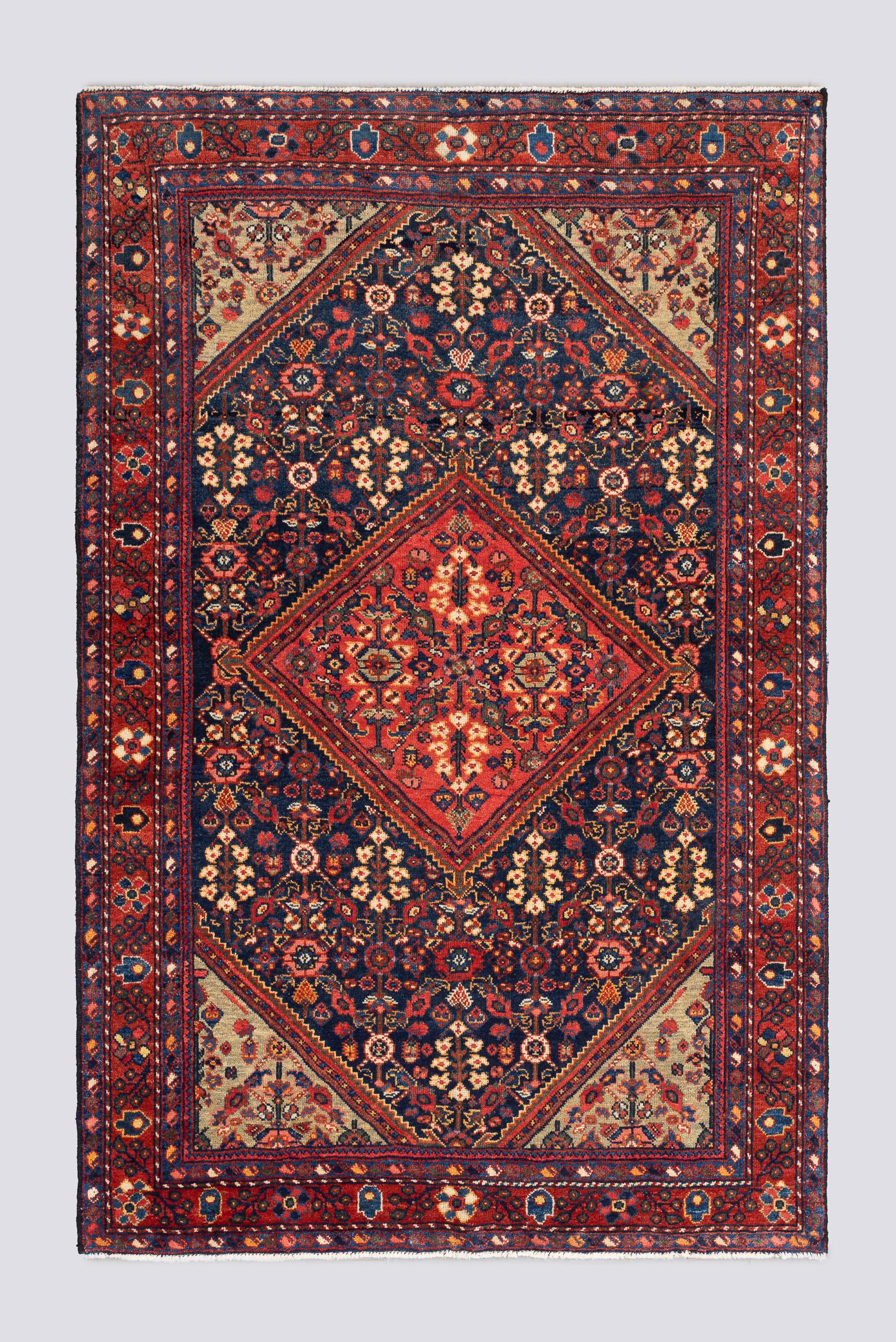 Antique Fine Mahal Single Toranj Carpet 2.5SQM