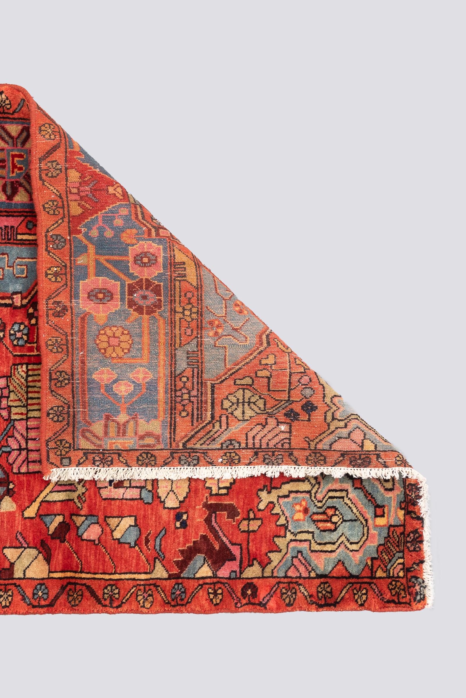 Vintage Nahavand Vagireh (Plan) Persian Rug