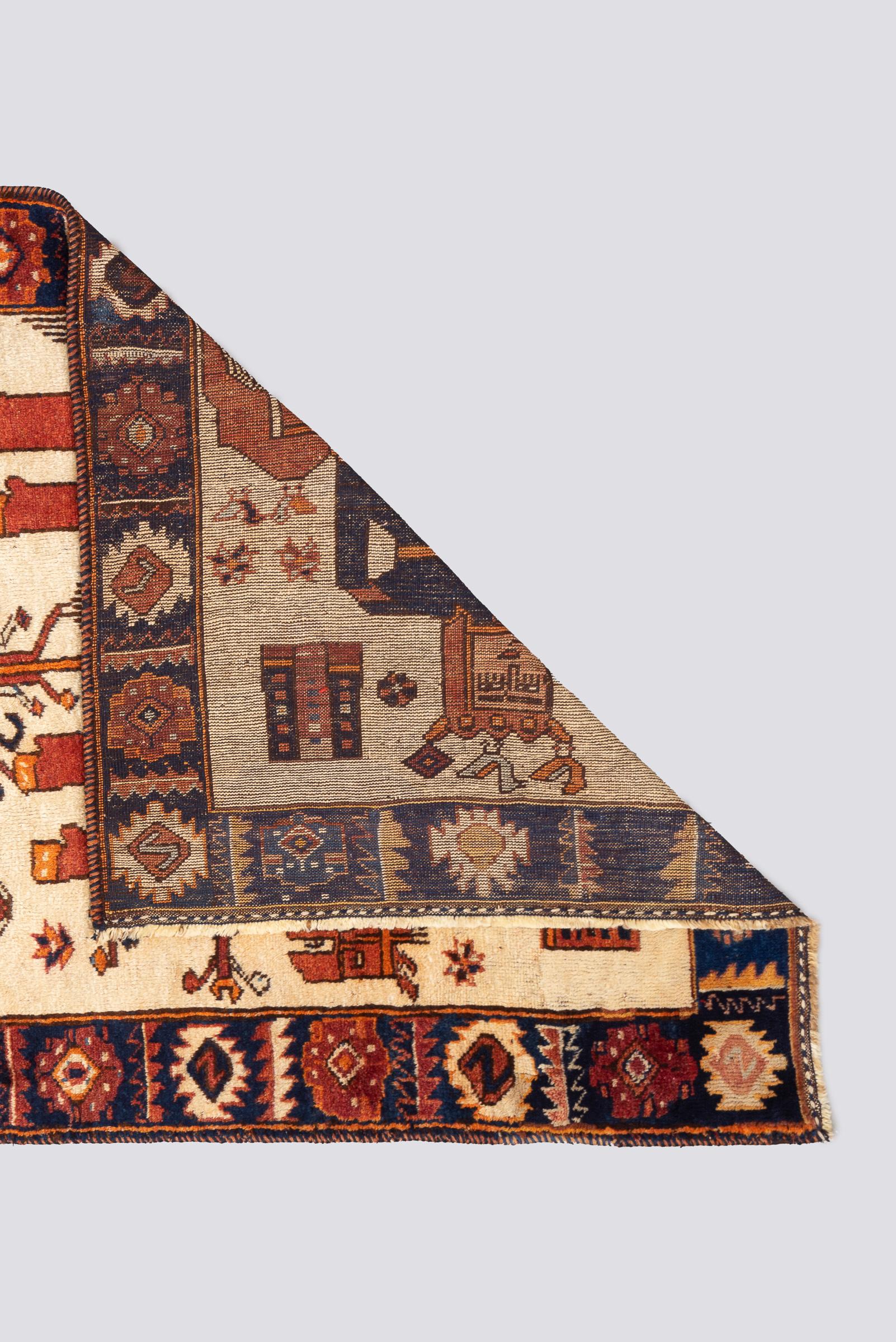 Antique Malayer Hooshang Shah Persian Rug