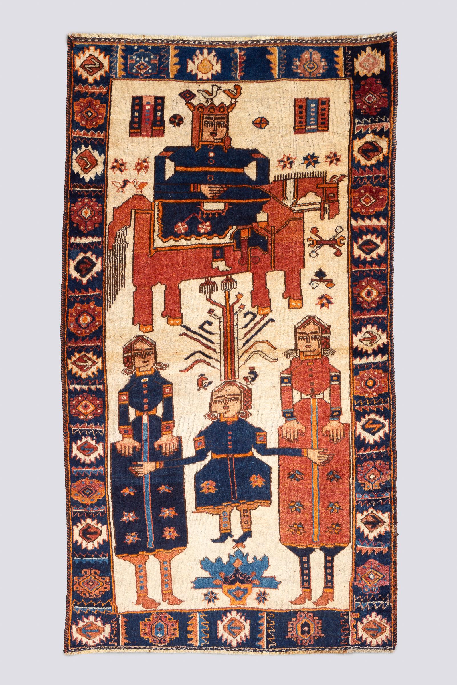 Antique Malayer Hooshang Shah Carpet 3.6SQM