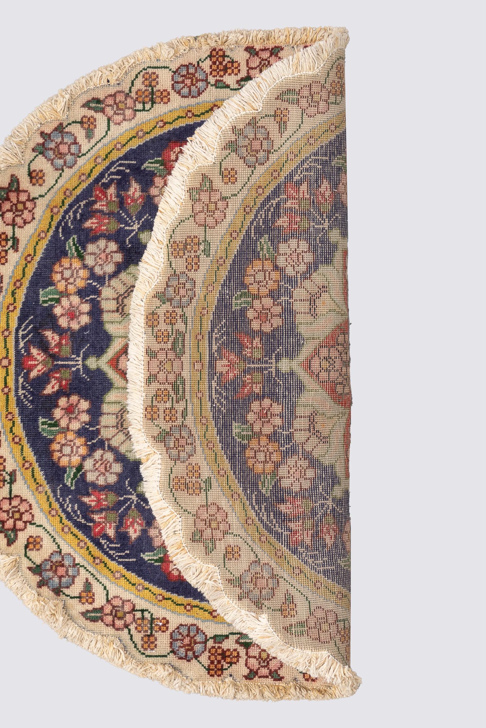 Tabriz Floral Circular Persian Rug