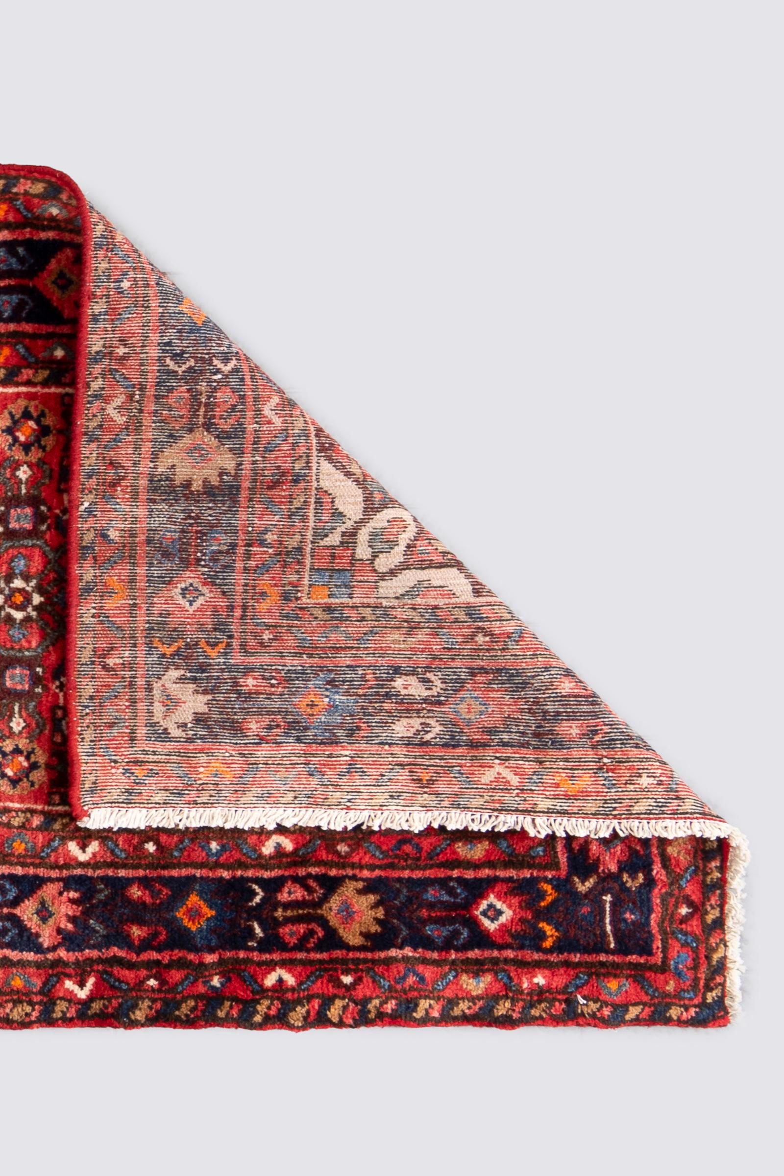 Malayer Fine Mahi Persian Runner Rug