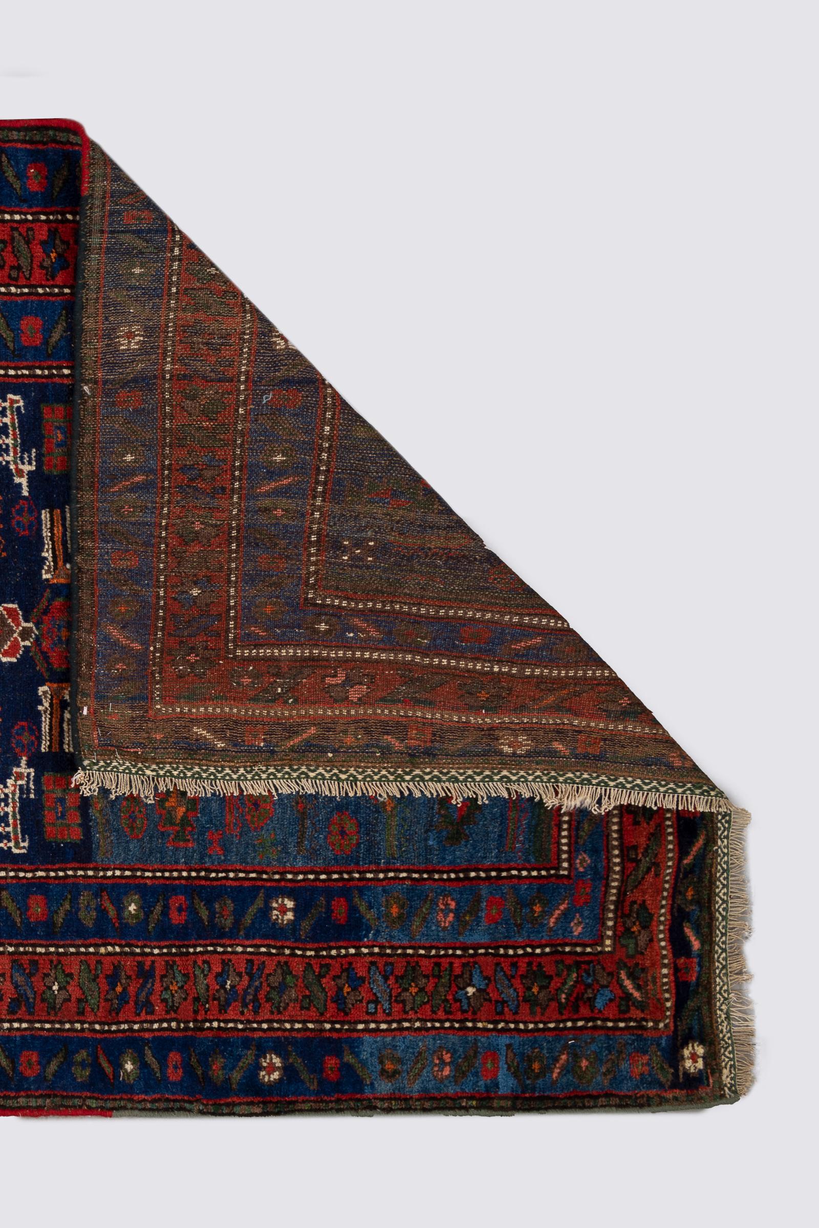 Antique Nili Qalat Sanjabi Persian Rug