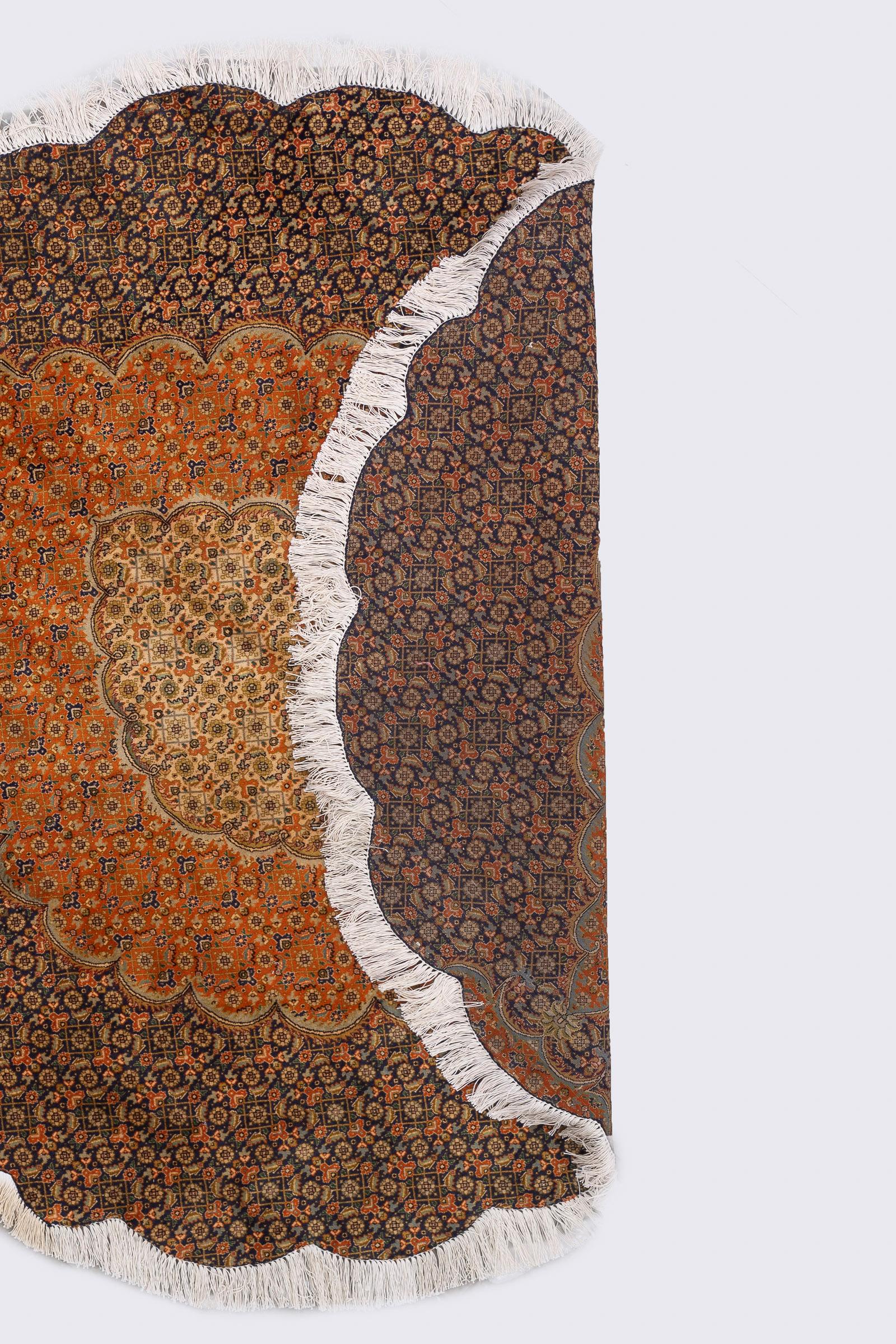 New Weave Fine 50 Raj Tabriz Mahi Circular Persian Rug