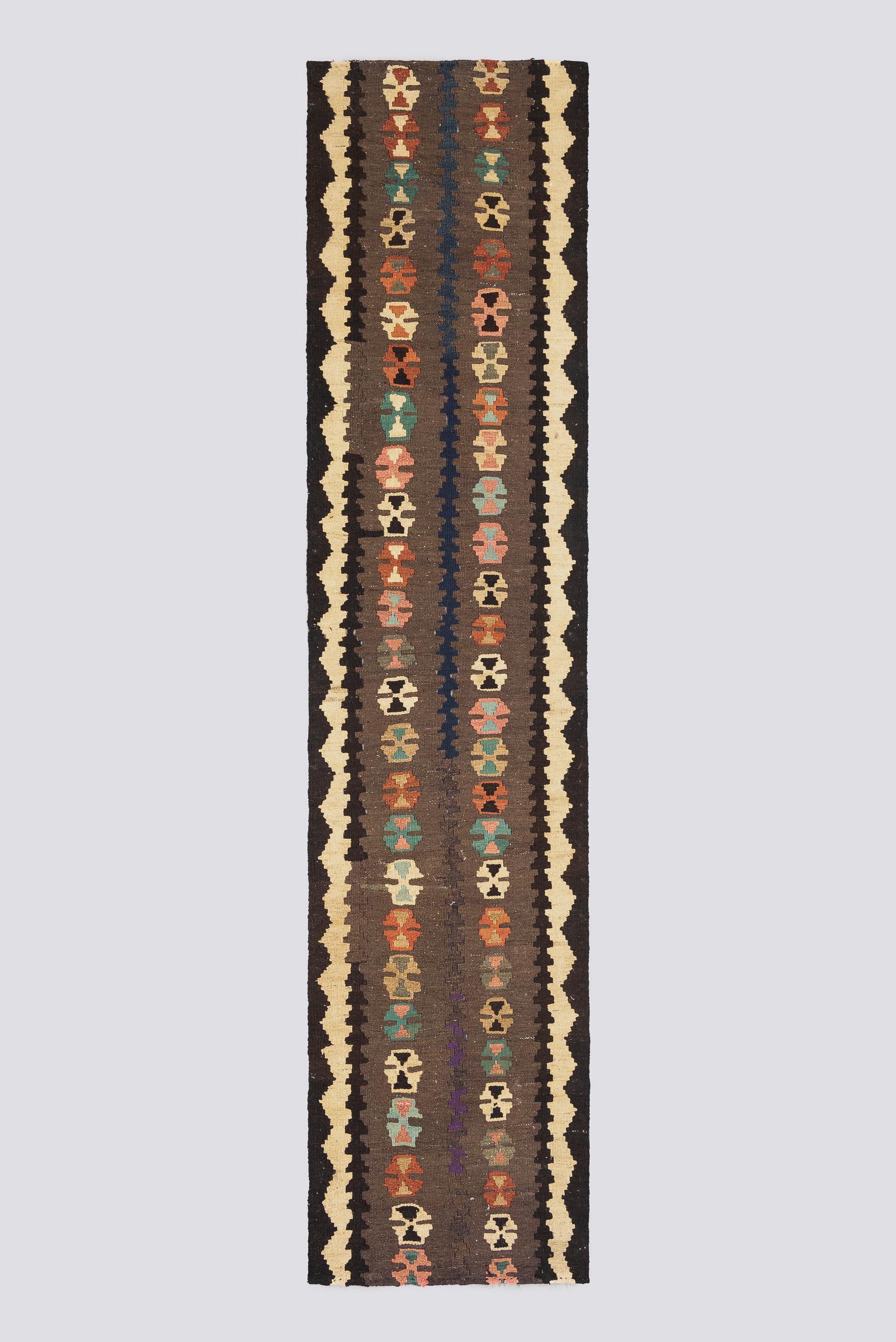 Vintage Saveh Kilim Runner 2.1SQM