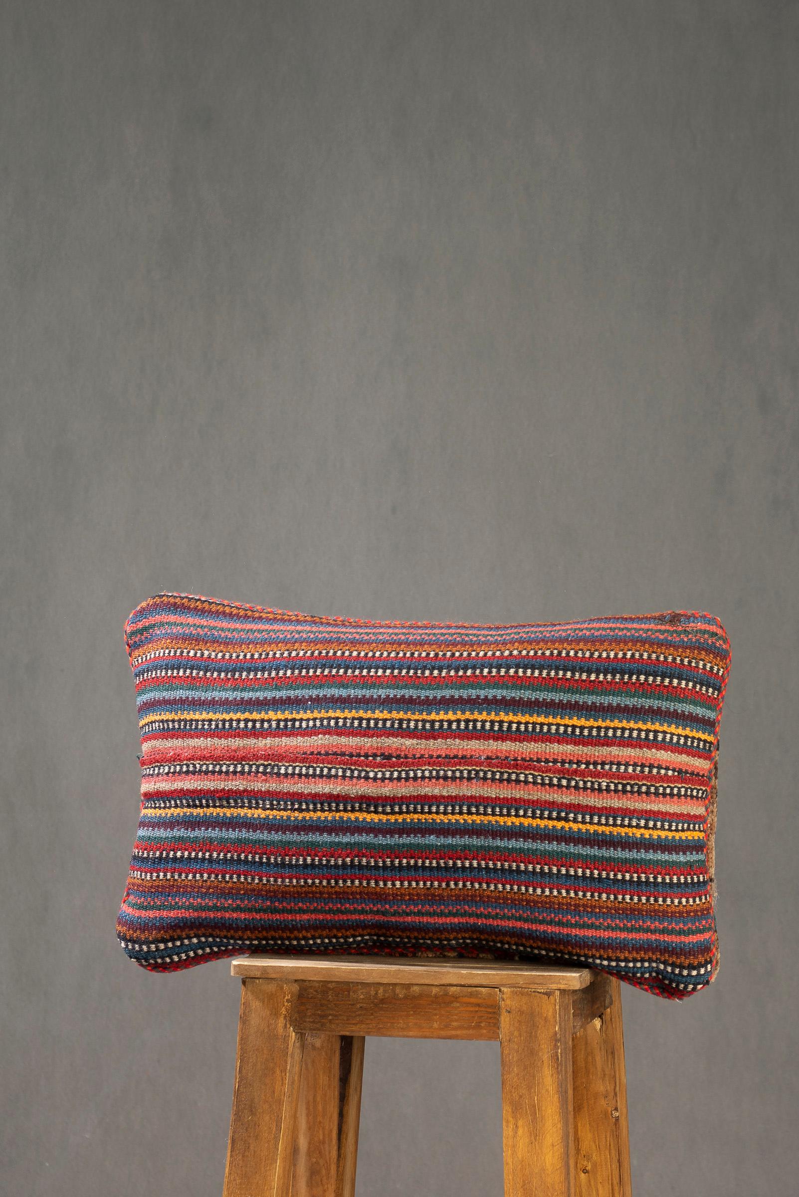 Antique Bakhtiari Carpet Cushion