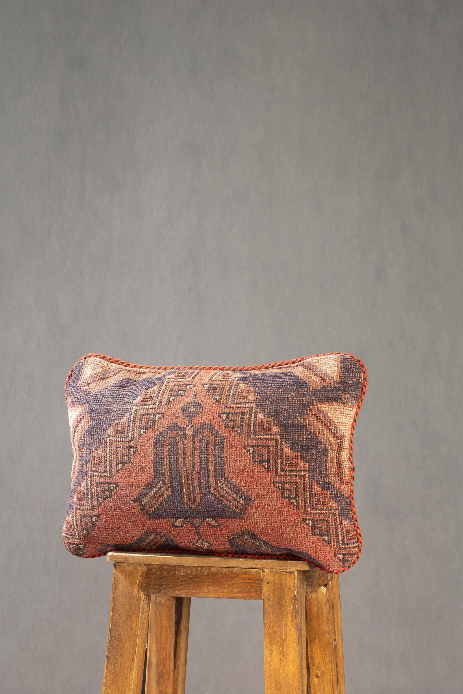 Antique Afshar Babalu Soumak Cushion