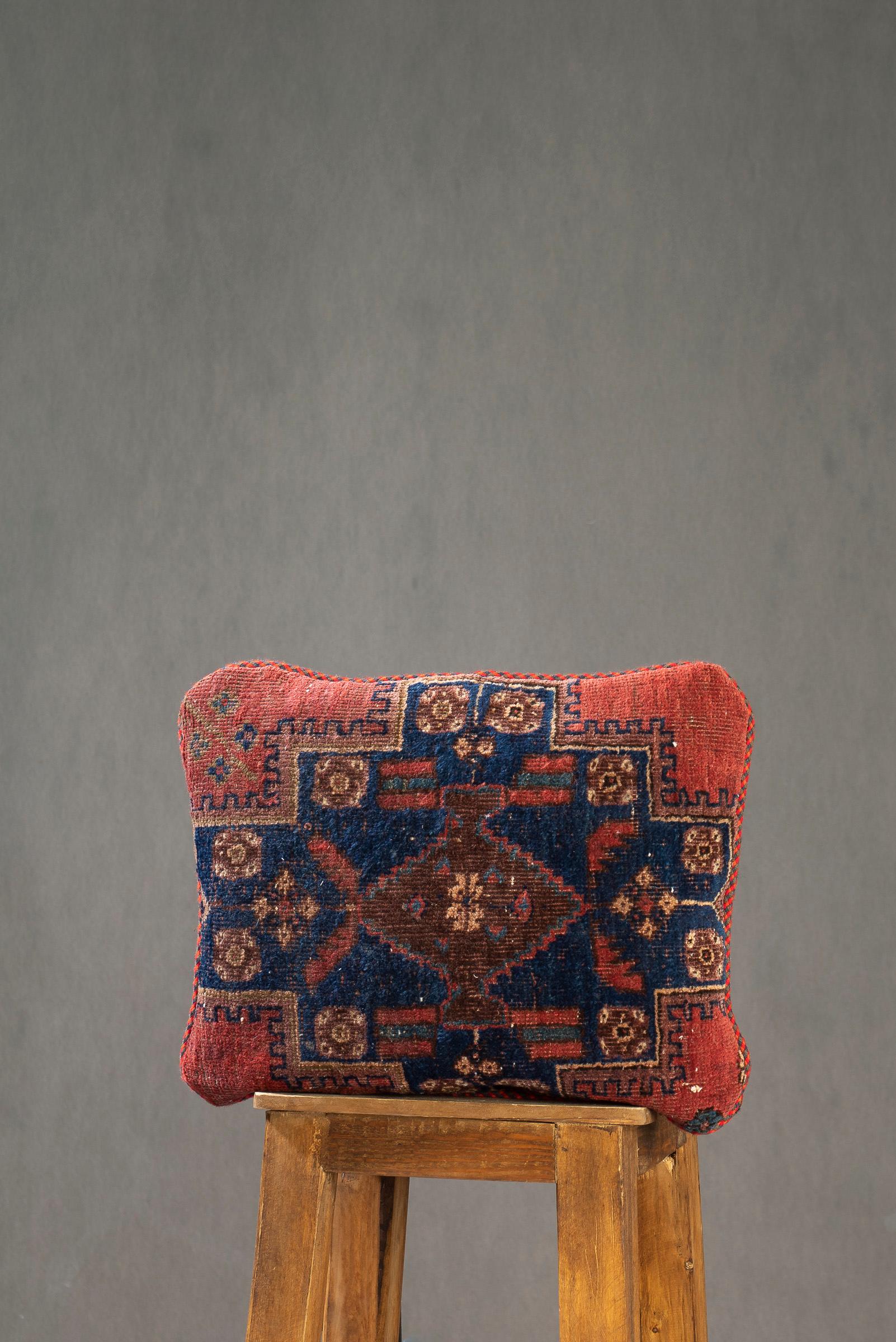 Antique Afshar Ronas Carpet Cushion 40*30cm