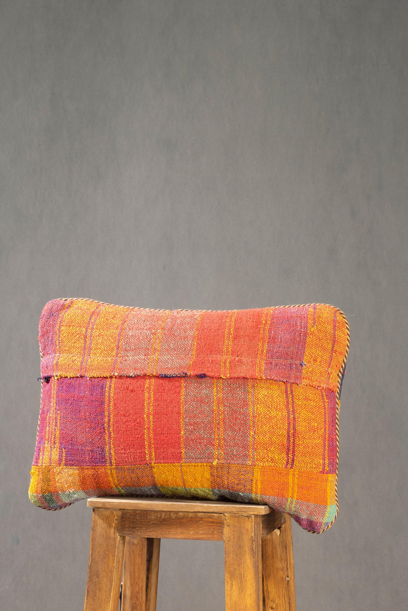 Bijar Kilim Cushion, Made from a Vintage Kilim