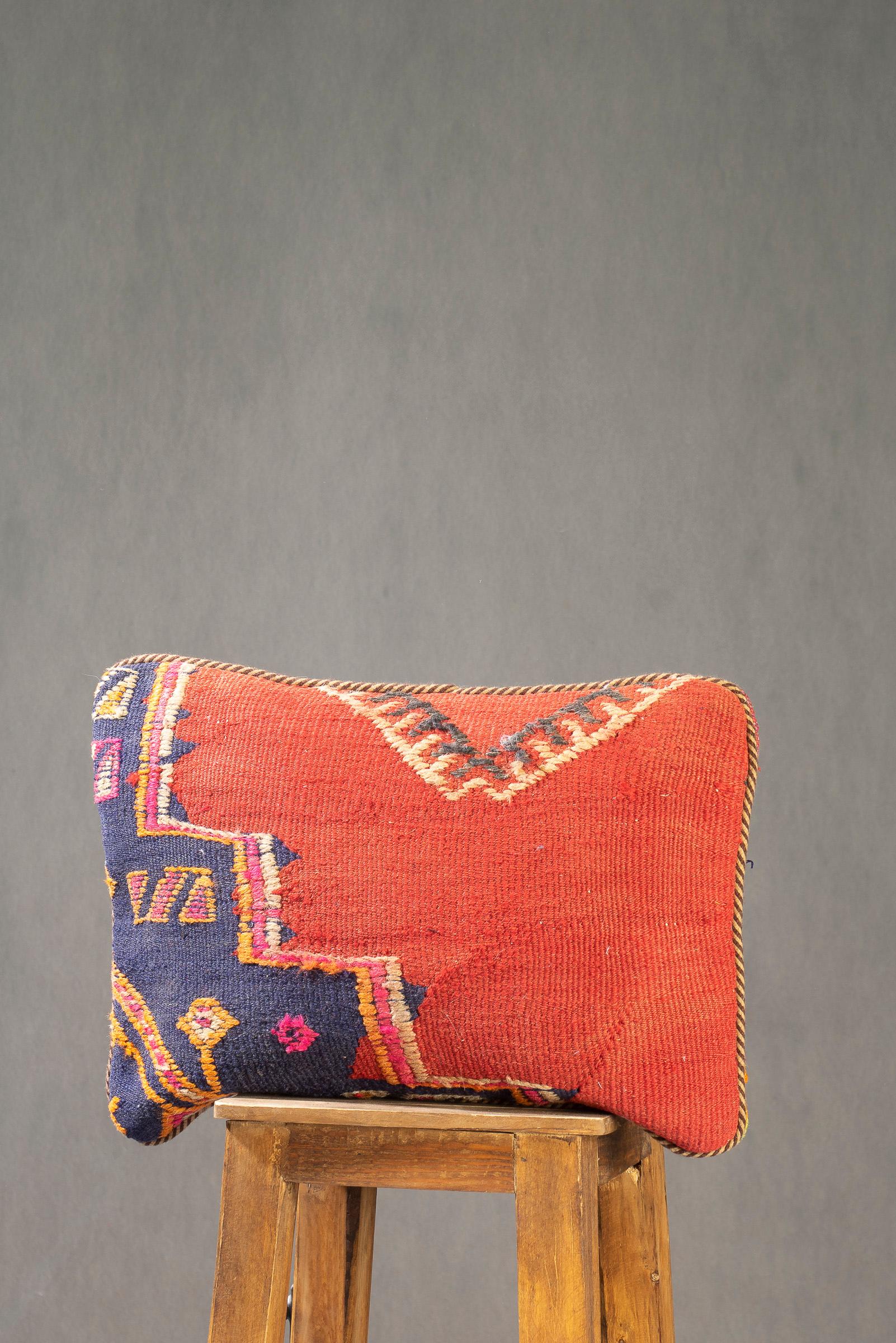 Bijar Kilim Cushion, Made from a Vintage Kilim