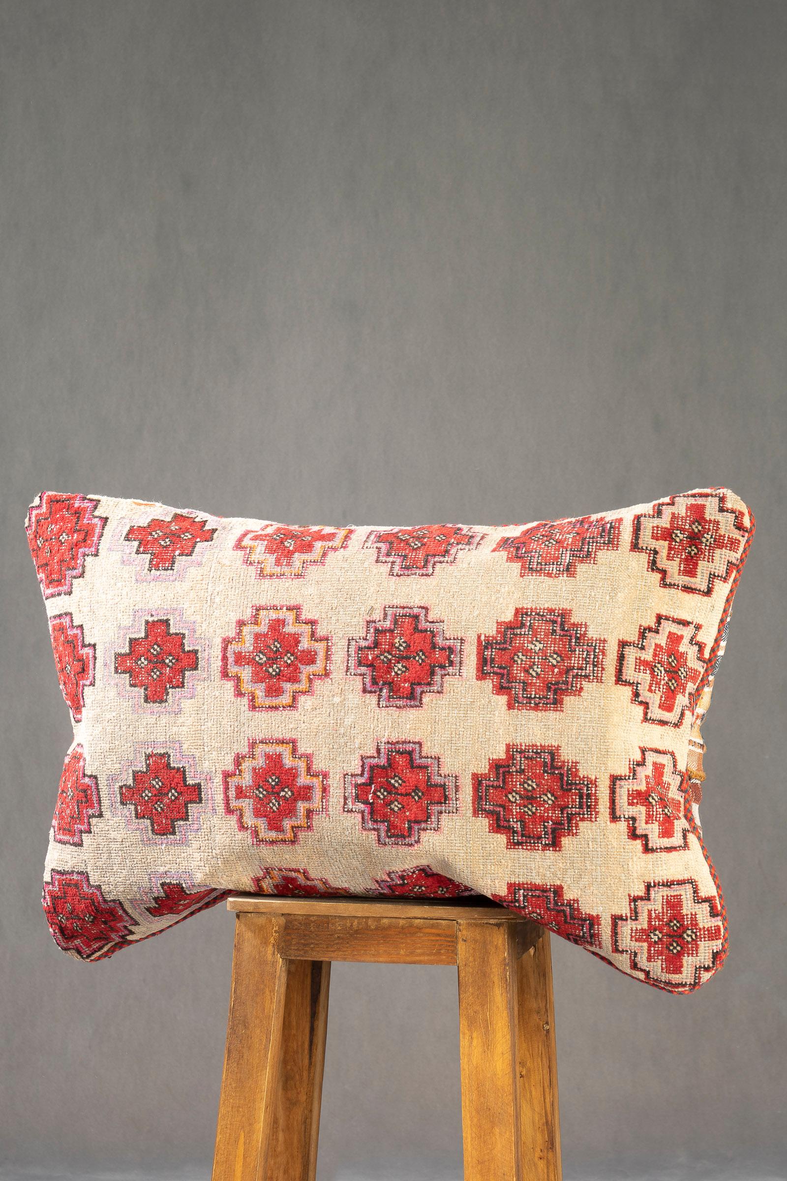 Baluch Carpet Cushion, Made from a Vintage Rug