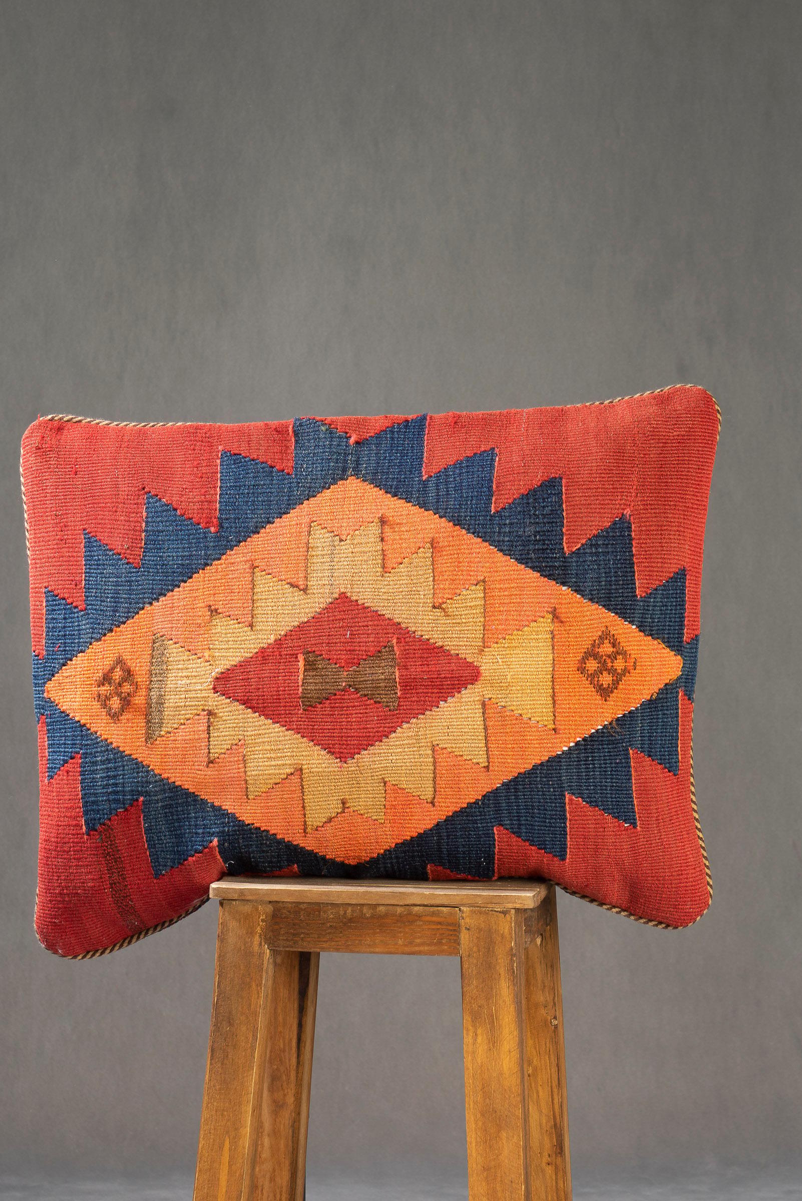 Azari Toranj Kilim Cushion, Made from a Vintage Kilim