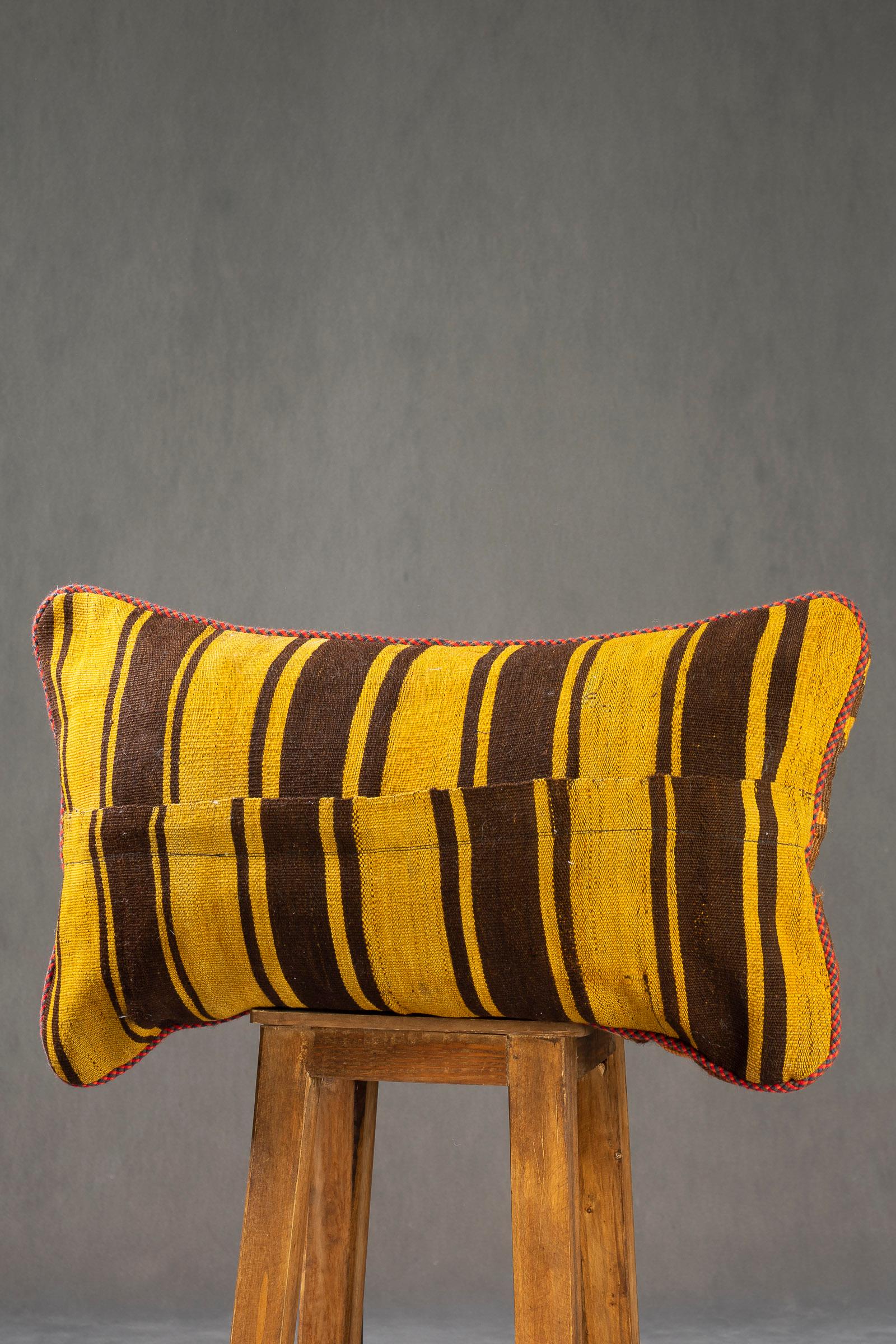 Khoy Kilim Cushion, Made from a Vintage Kilim