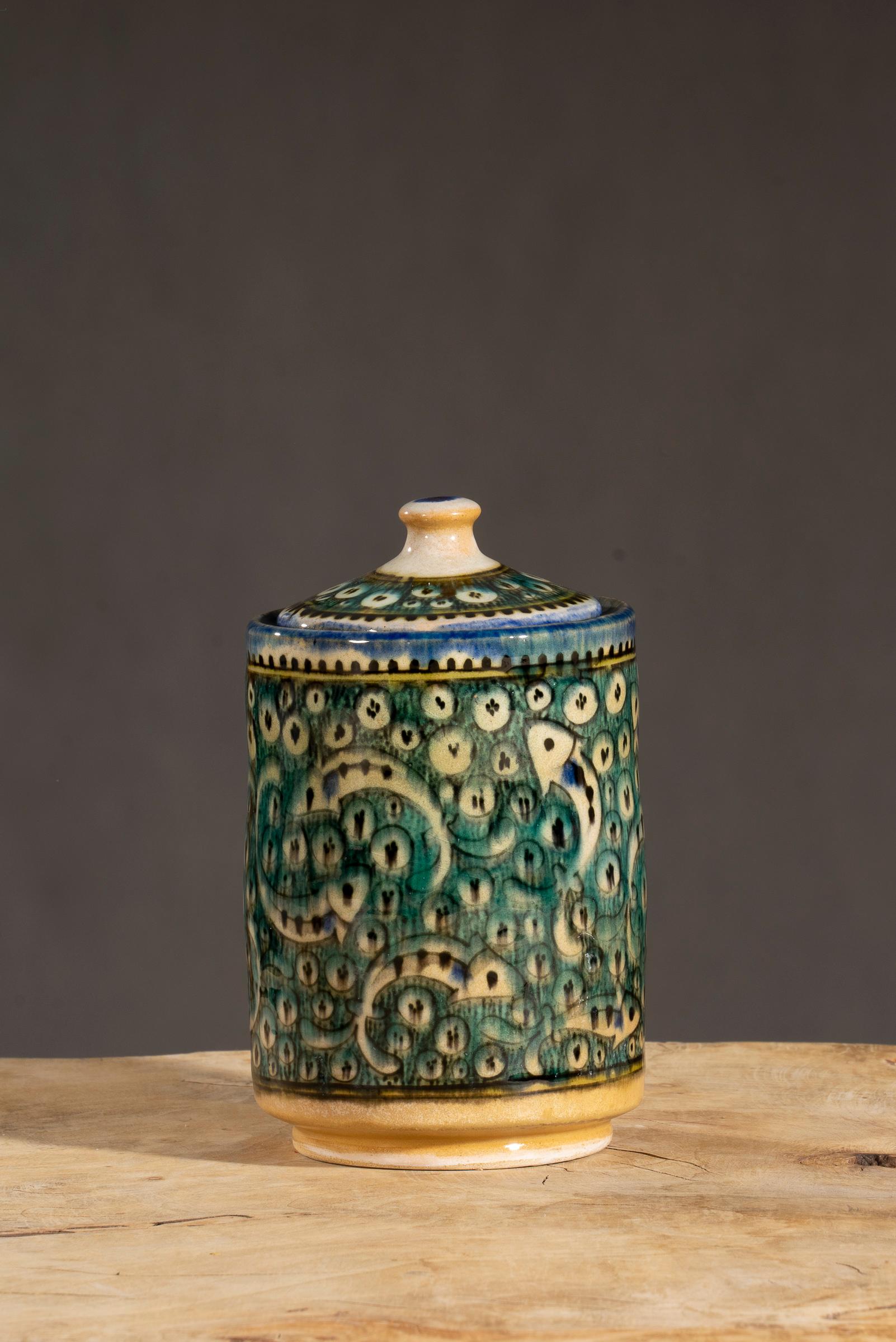 Nishapur Ceramics Tall Chocolate Jar