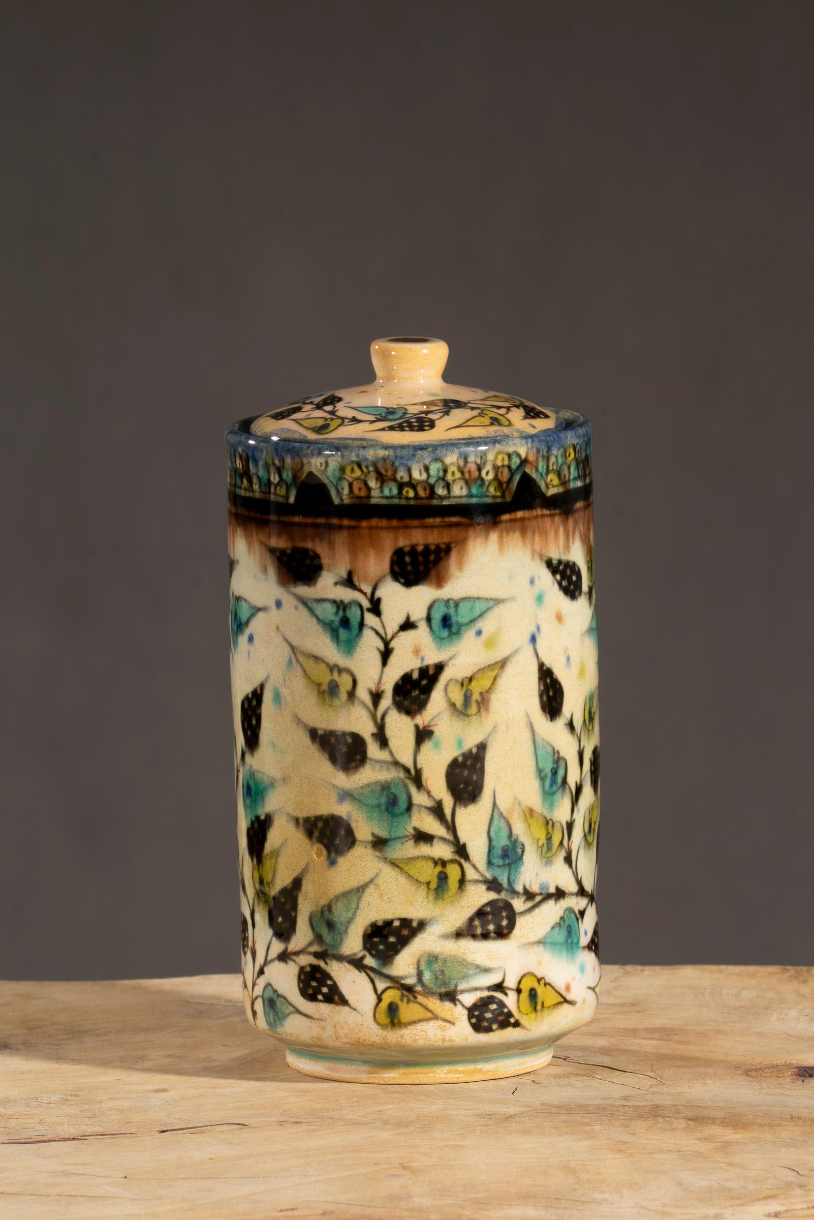 Nishapur Ceramics Tall Chocolate Jar