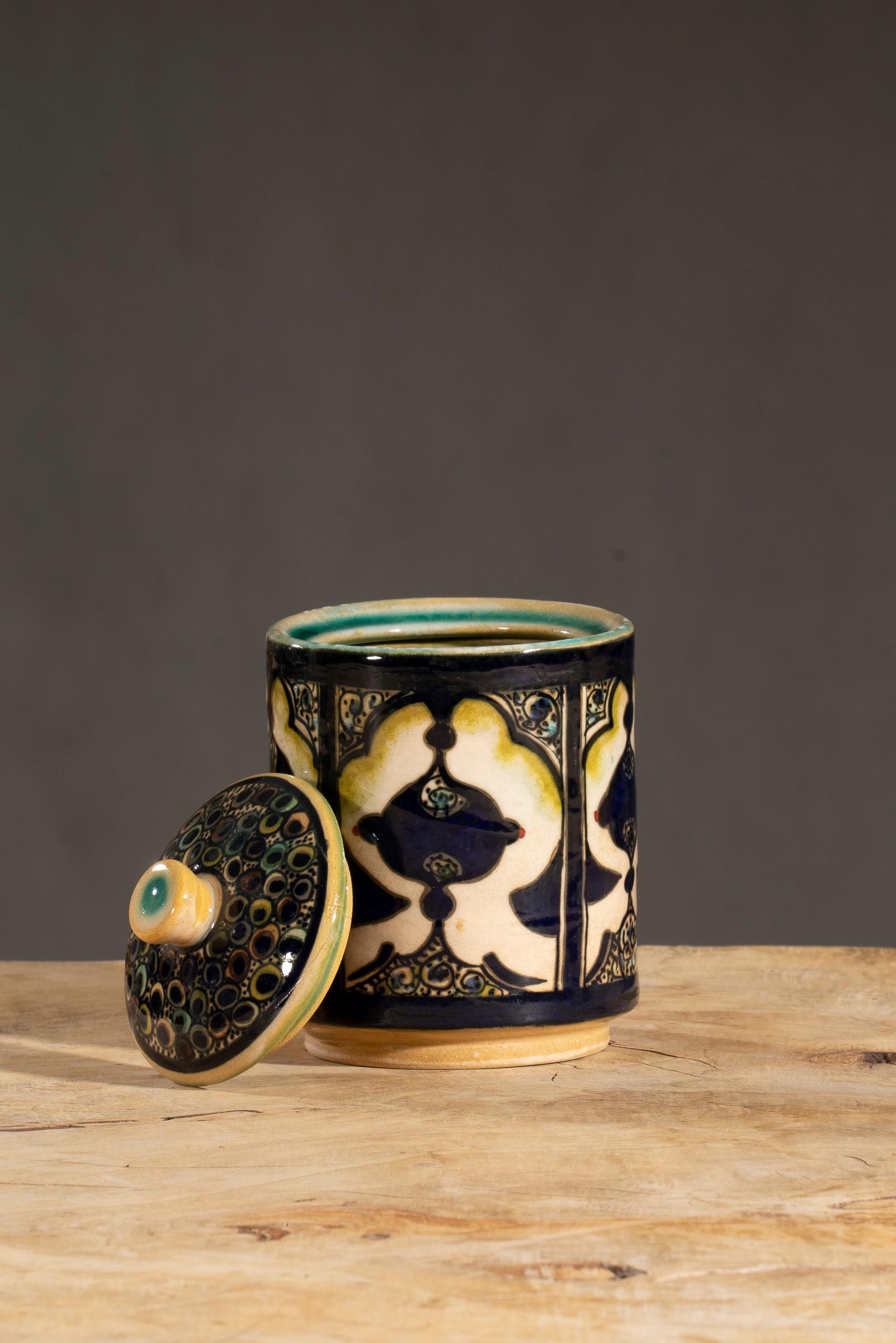 Nishapur Ceramics Chocolate Jar