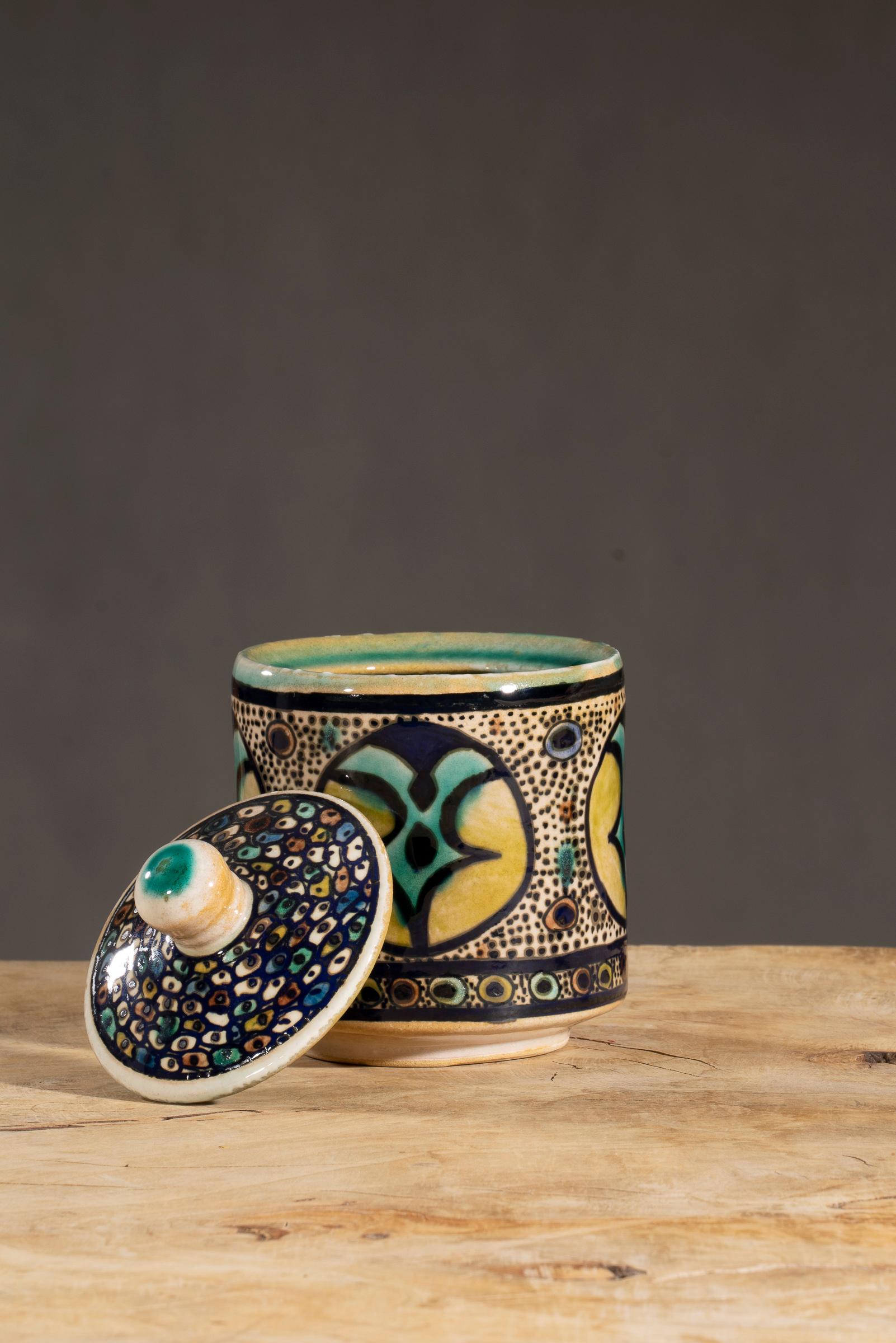 Nishapur Ceramics Chocolate Jar