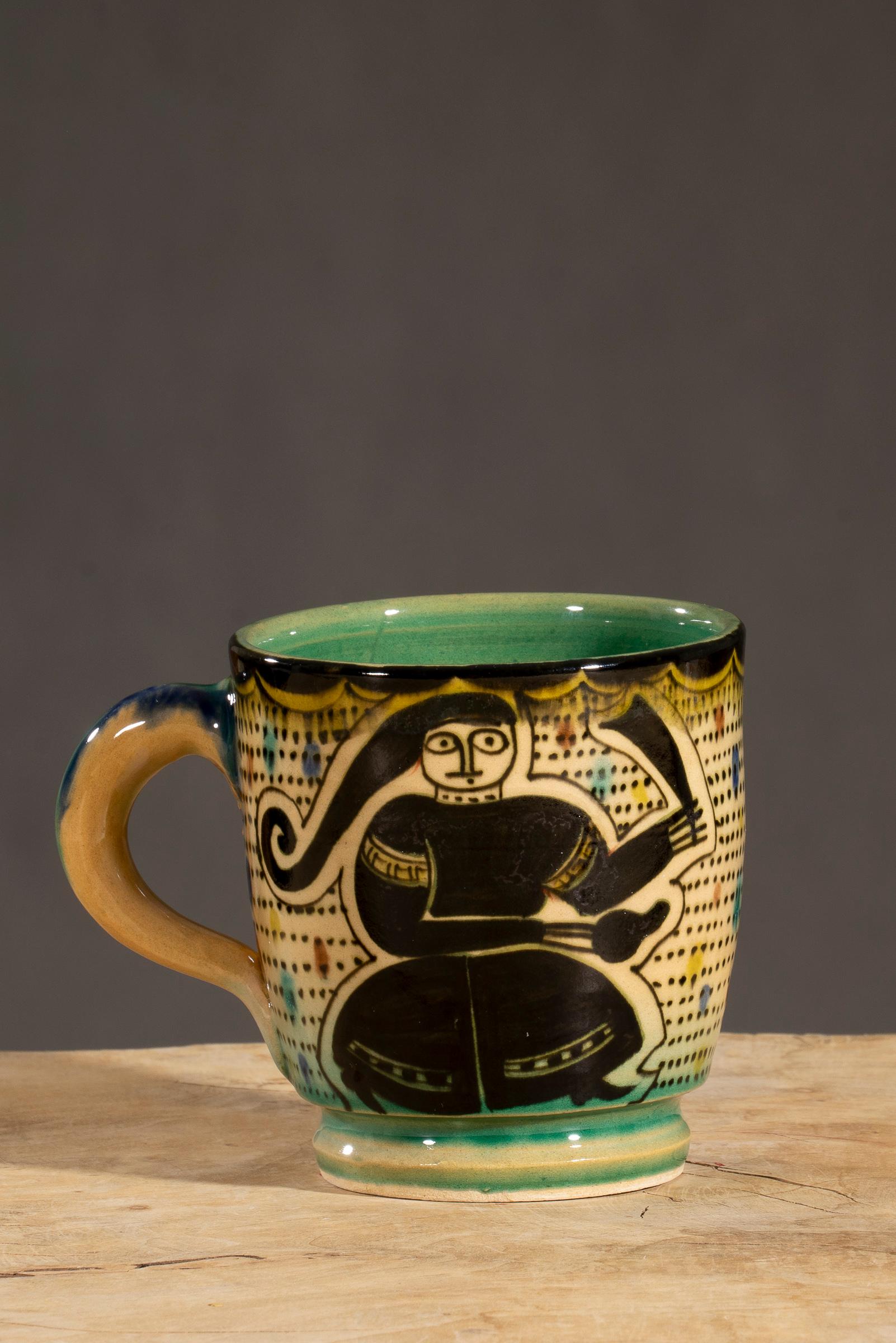 Nishapur Ceramics Large Handled Mug