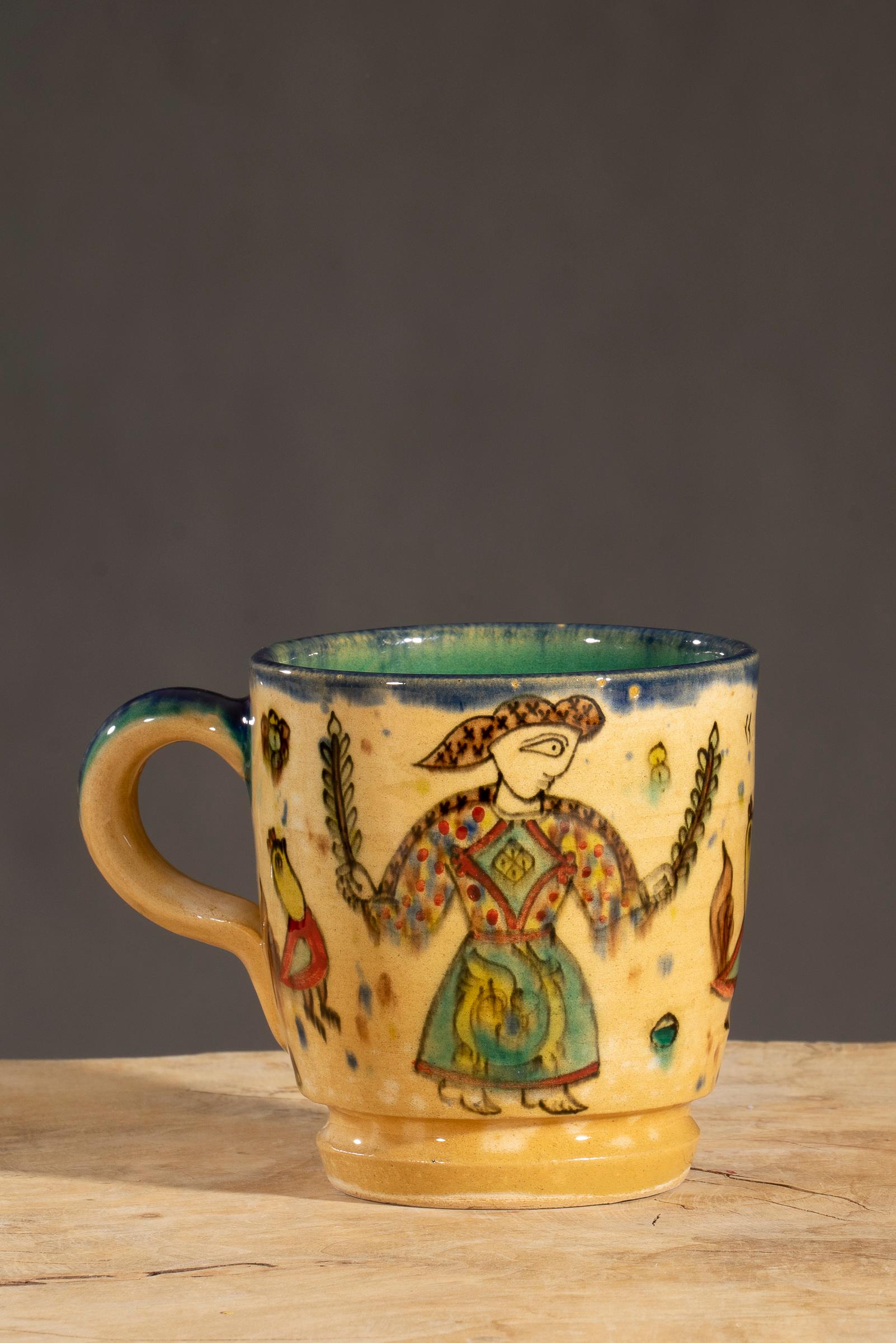 Nishapur Ceramics Large Handled Mug