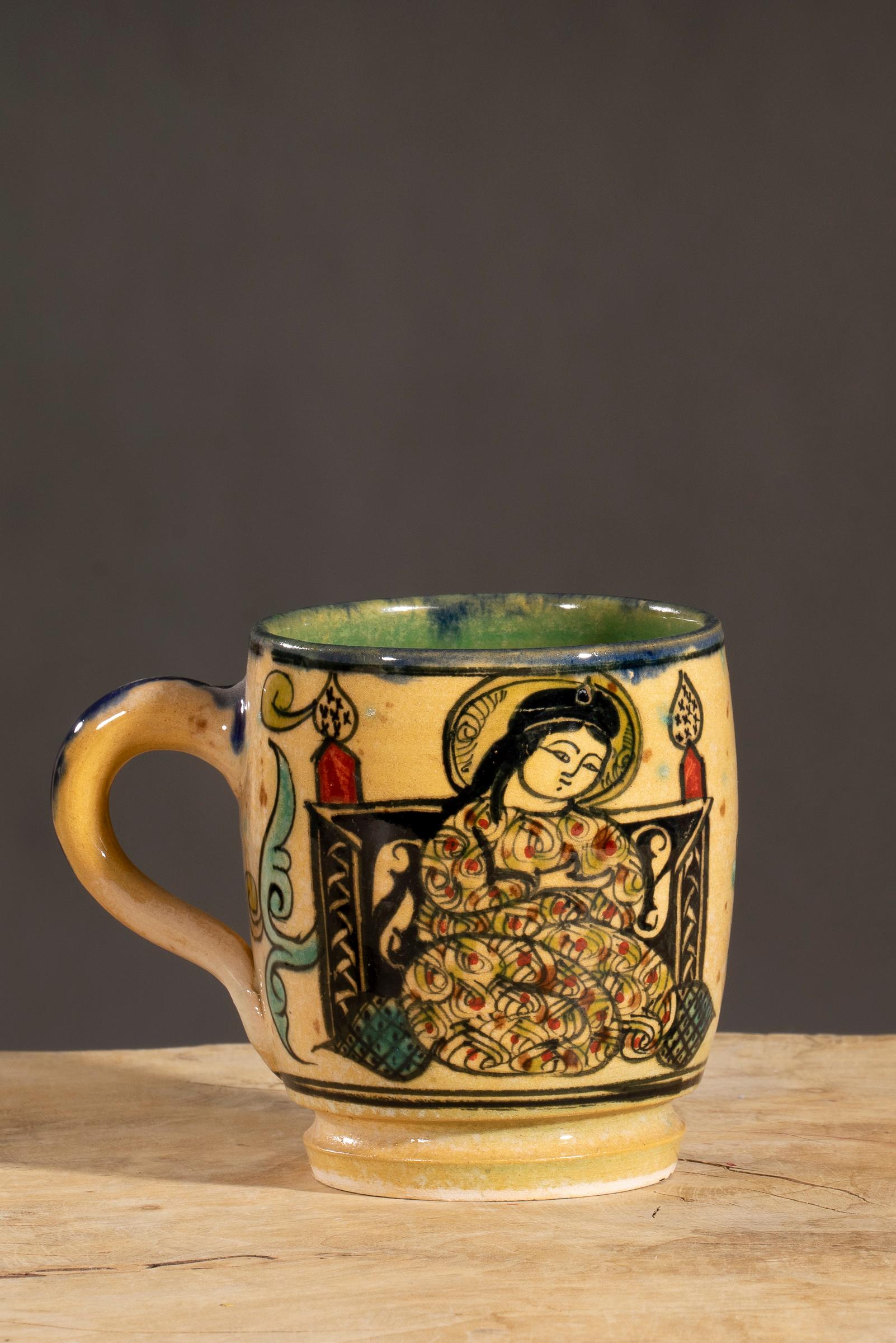 Nishapur Ceramics Large Handled Mug