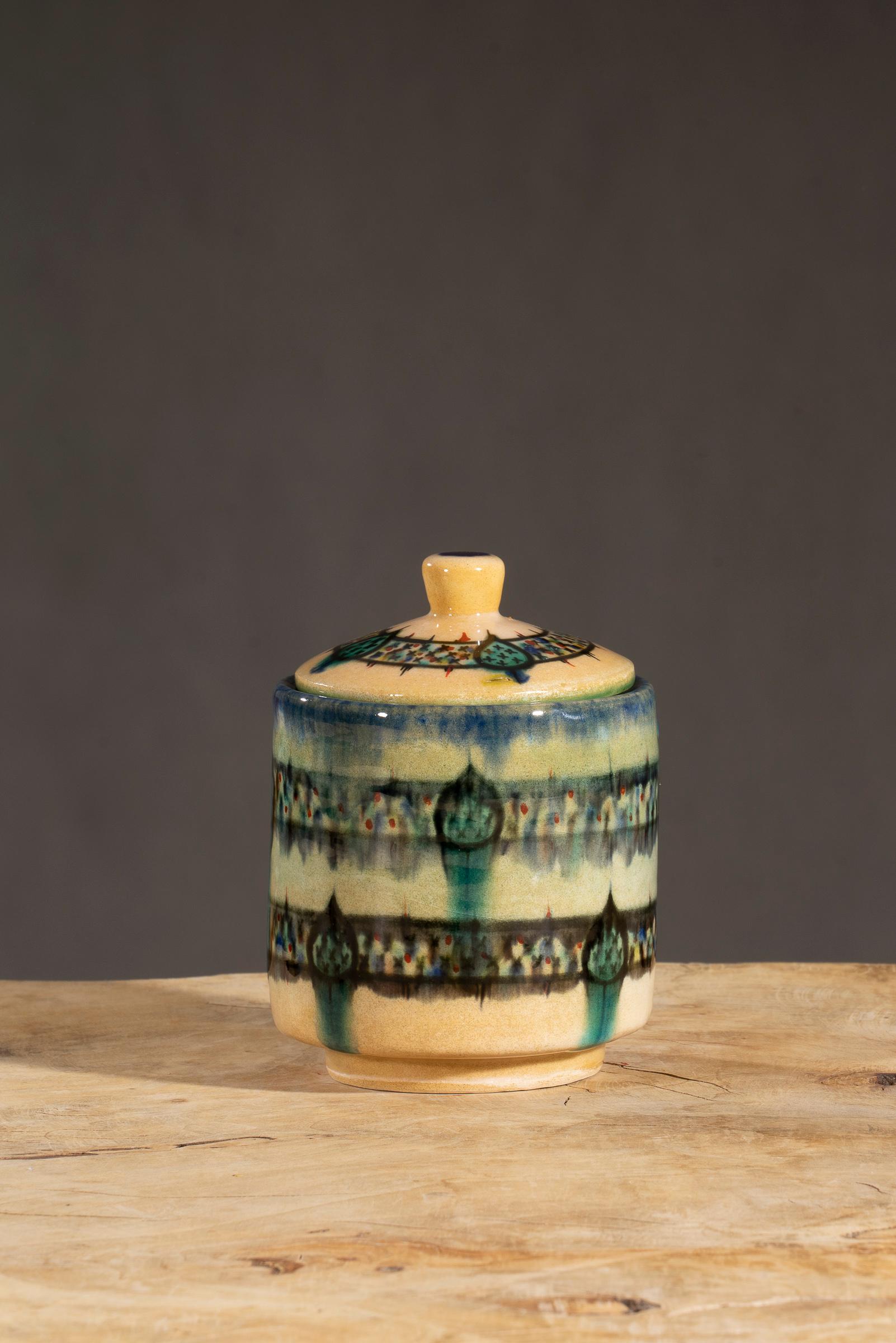 Nishapur Ceramics  Chocolate Jar