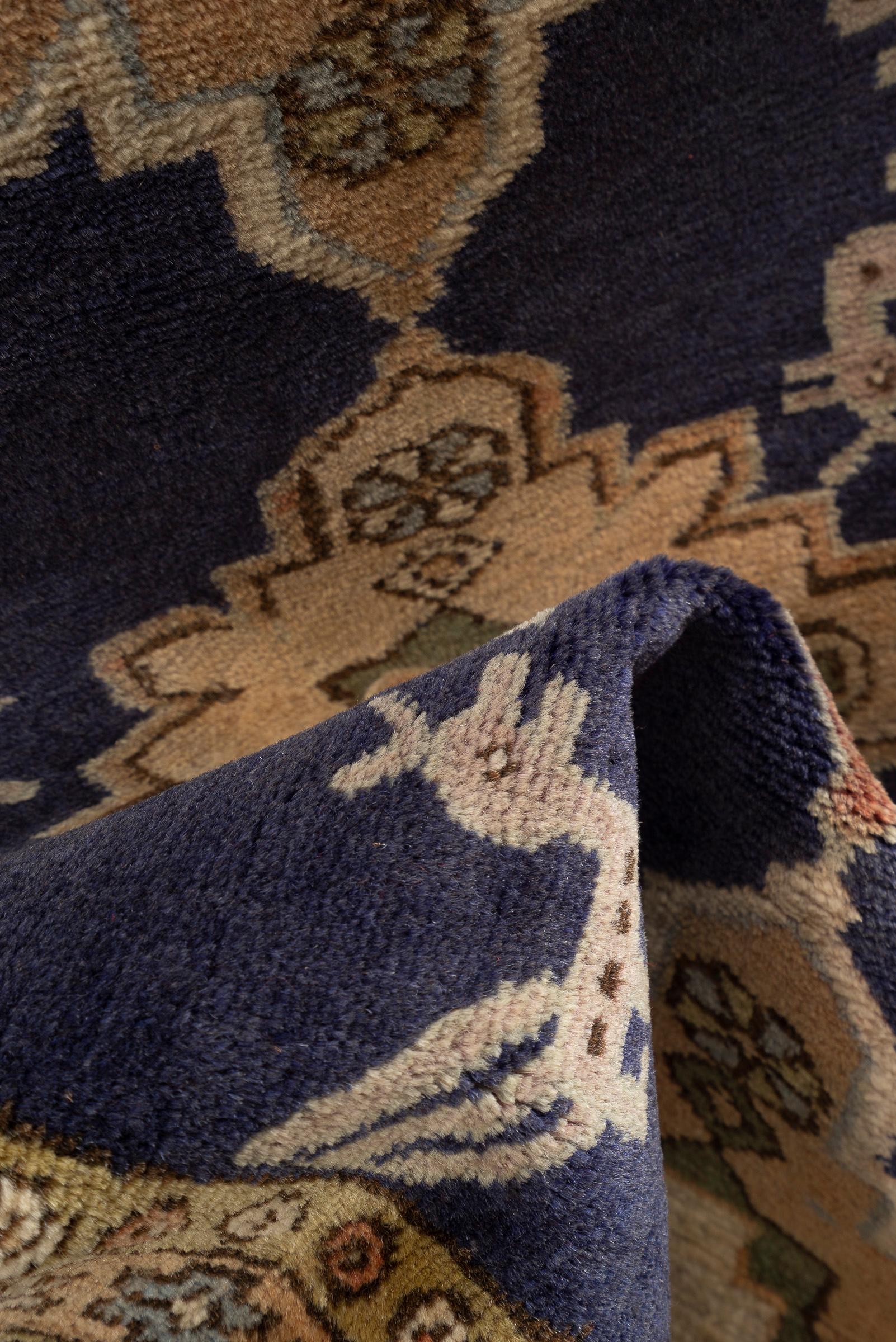 Vintage Ardabil Morqi Persian Poshti Rug 2