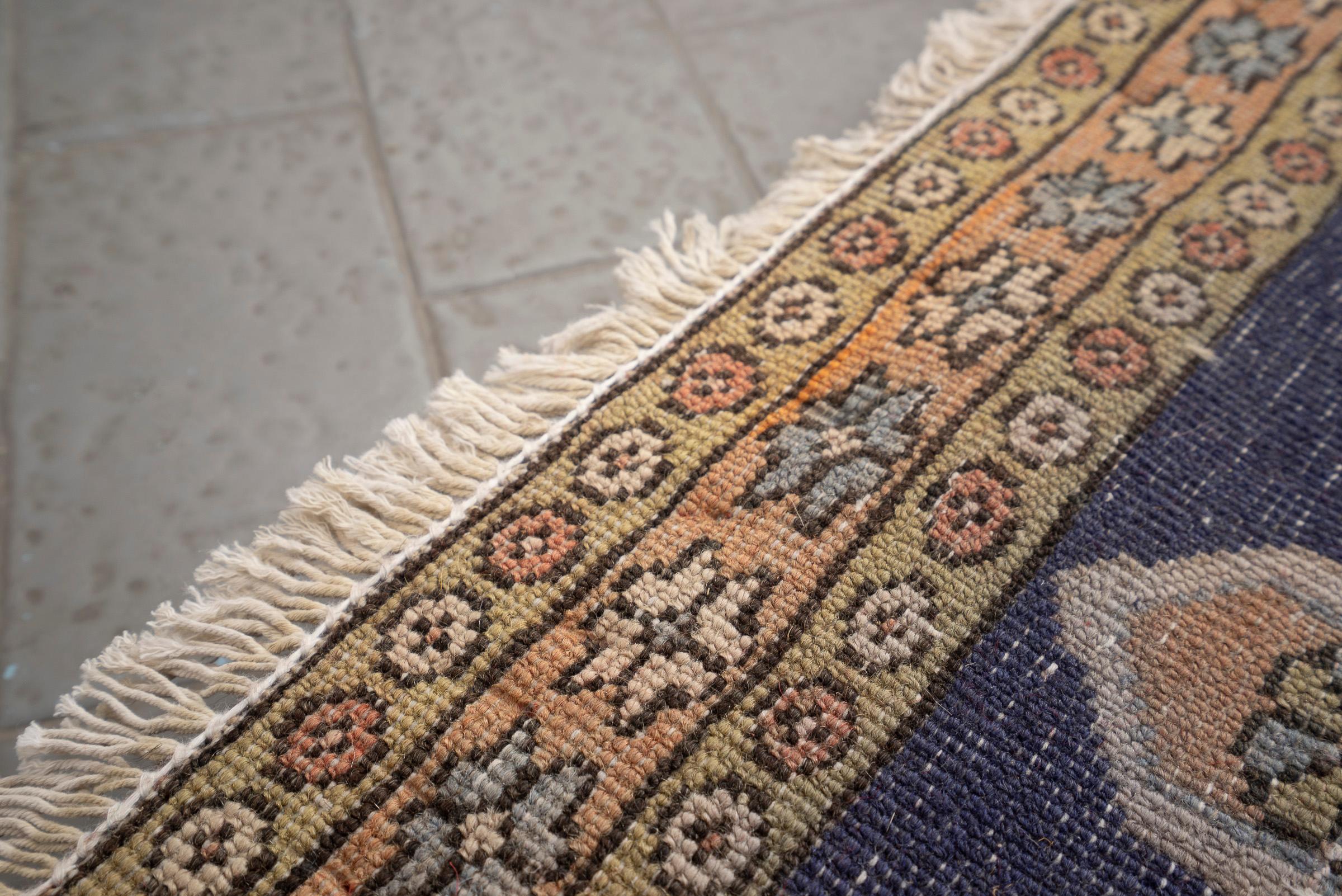 Vintage Ardabil Morqi Persian Poshti Rug 2
