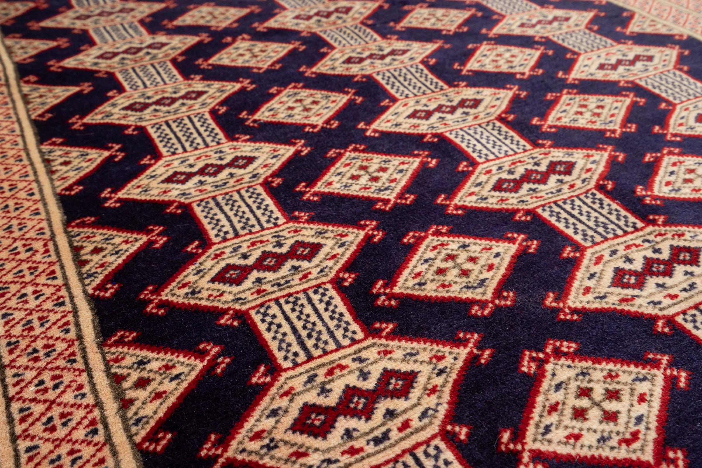 Fine Torkaman Camel Feet Persian Rug