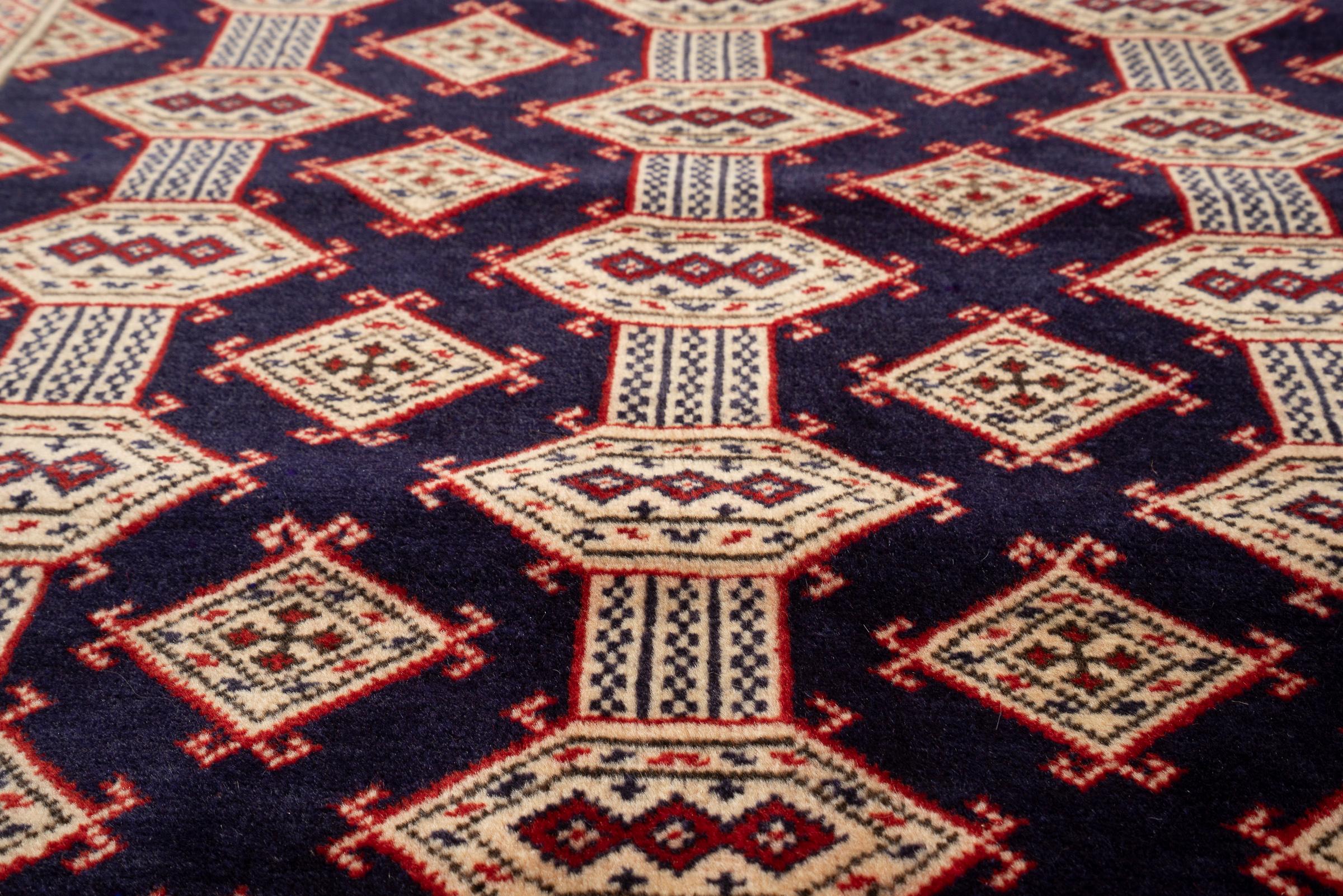 Fine Torkaman Camel Feet Persian Rug
