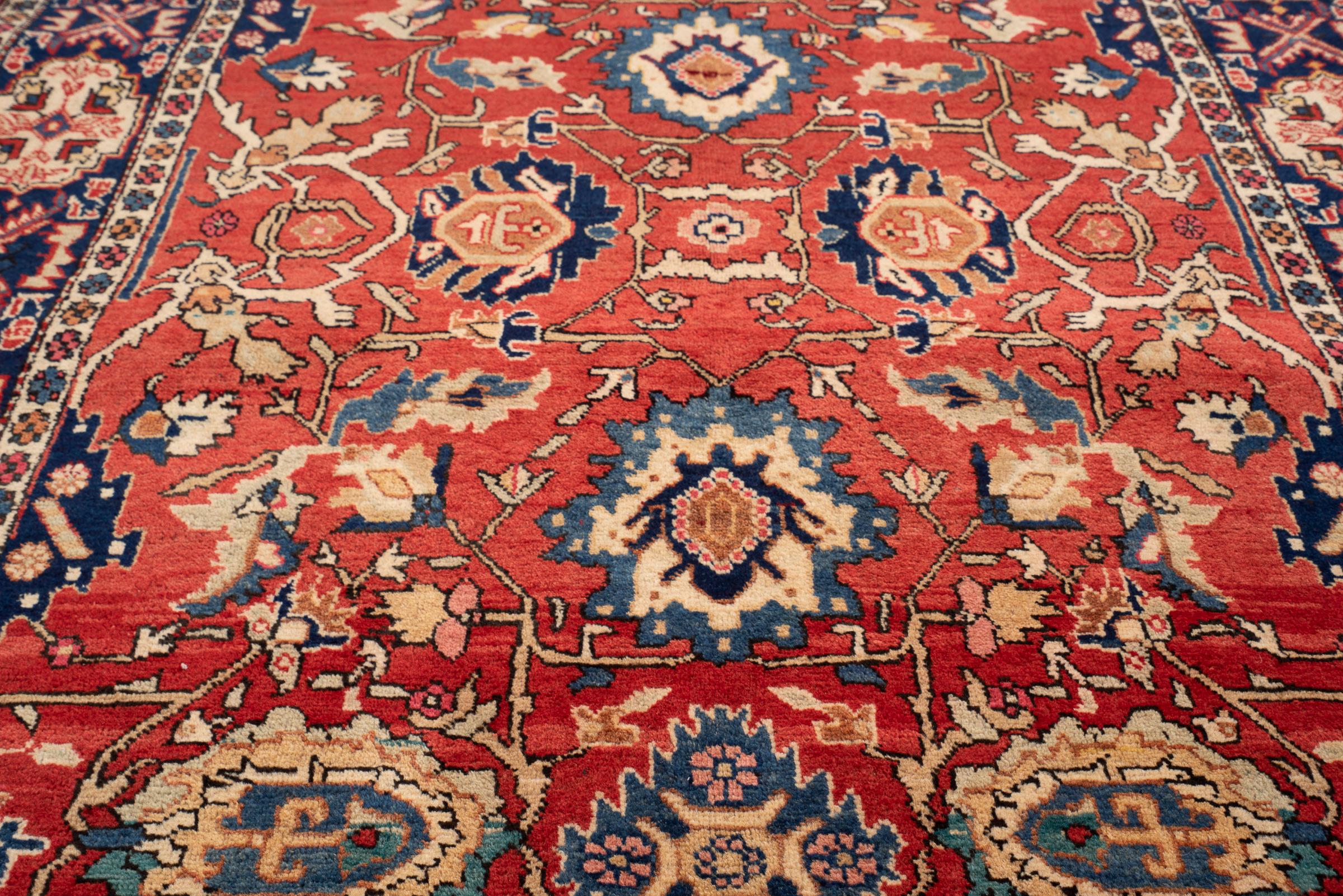 Vintage Fine Miane Afshan Persian Rug