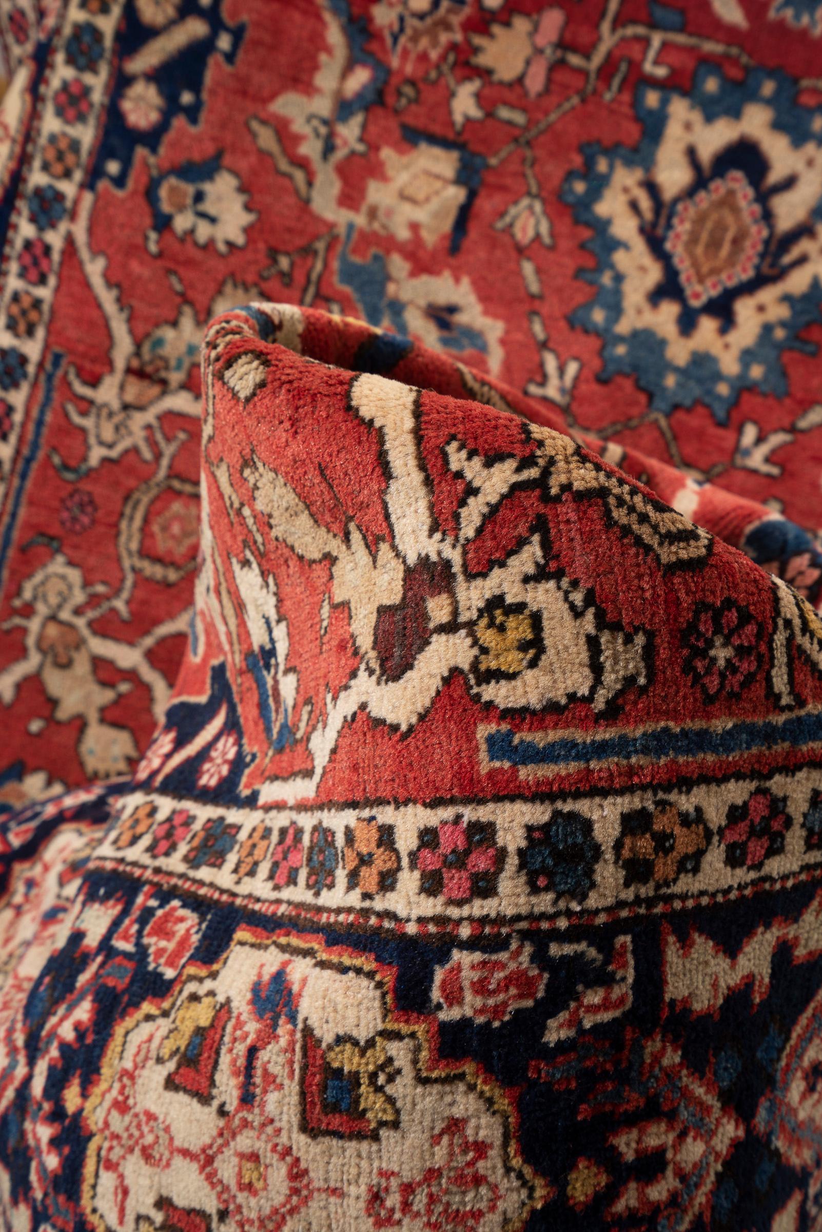 Vintage Fine Miane Afshan Persian Rug