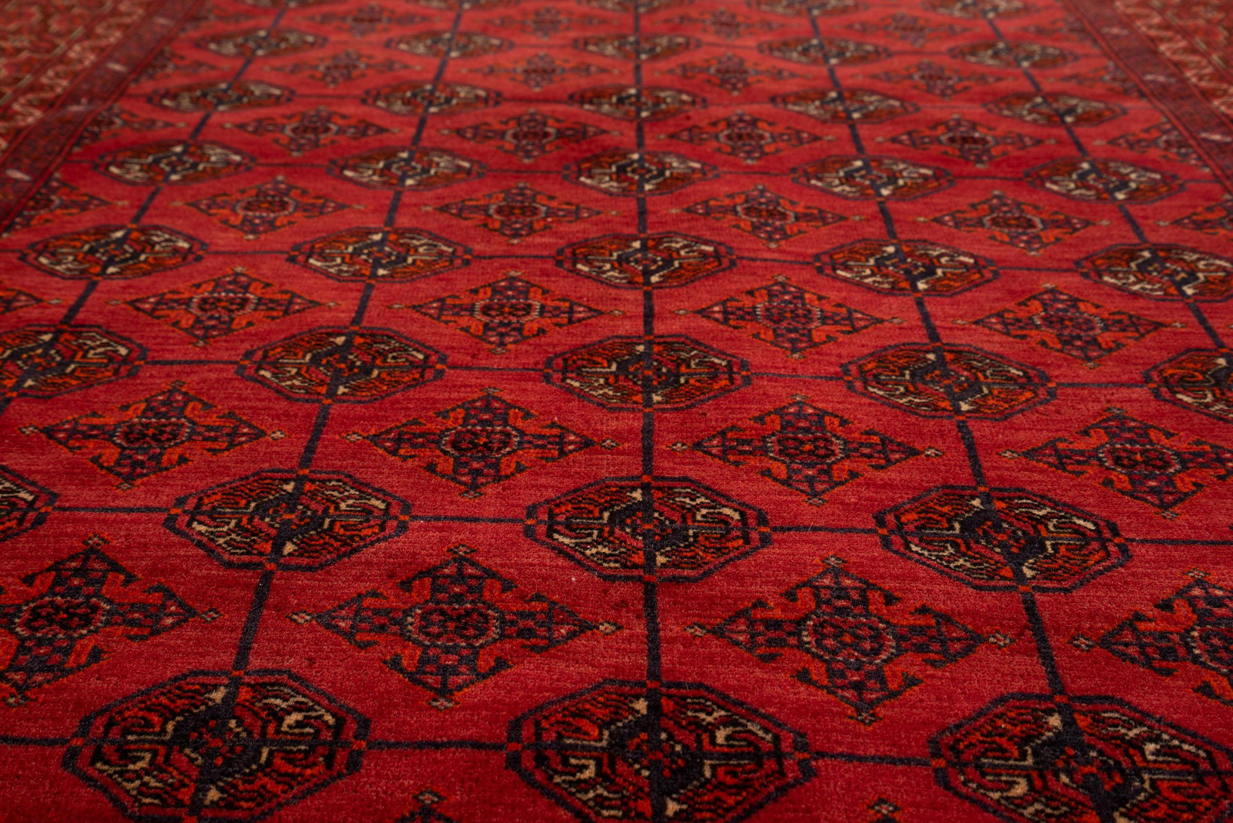Fine Torkaman Yamut Mari Gool (Camel feet) Persian Rug