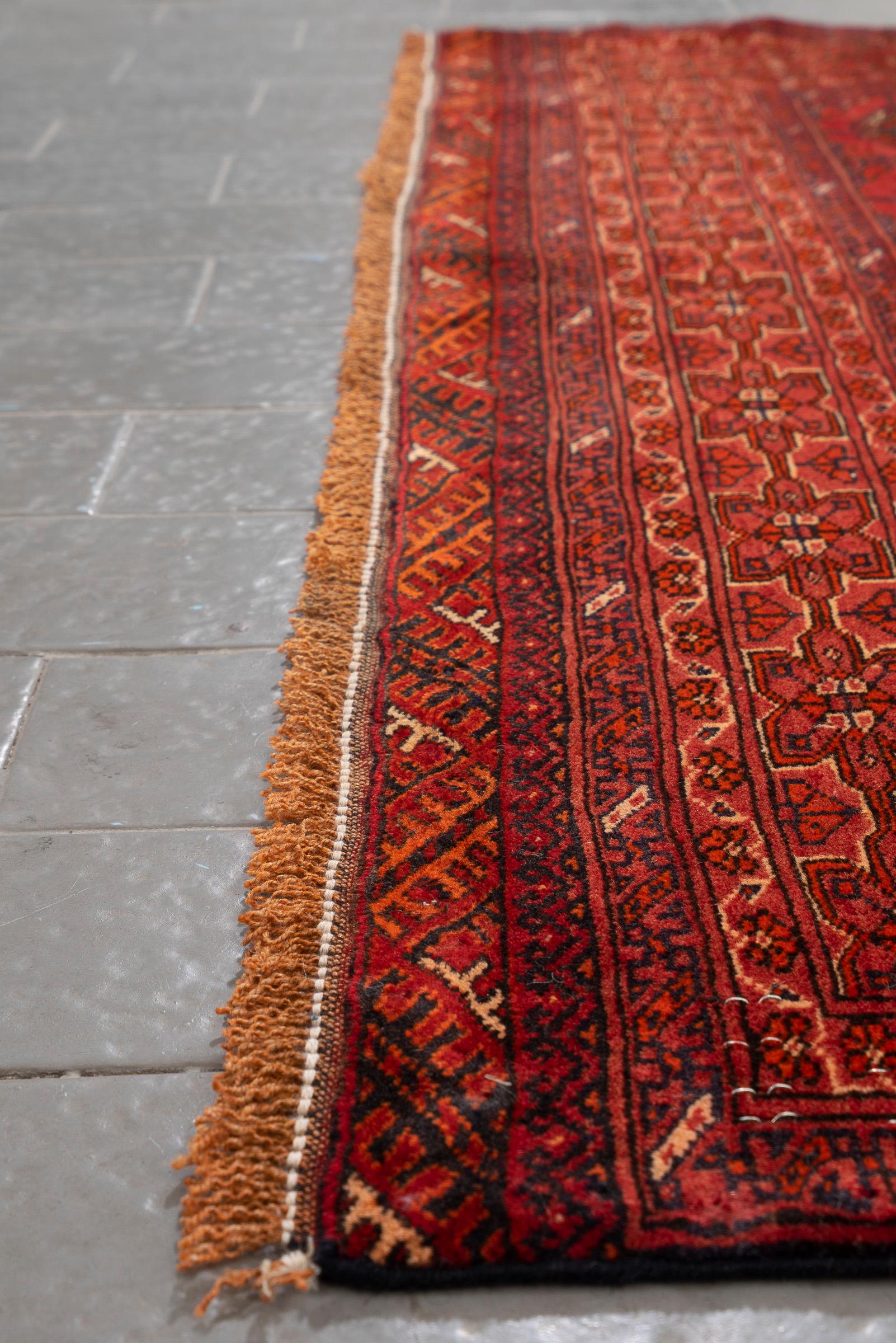 Fine Torkaman Yamut Mari Gool (Camel feet) Persian Rug