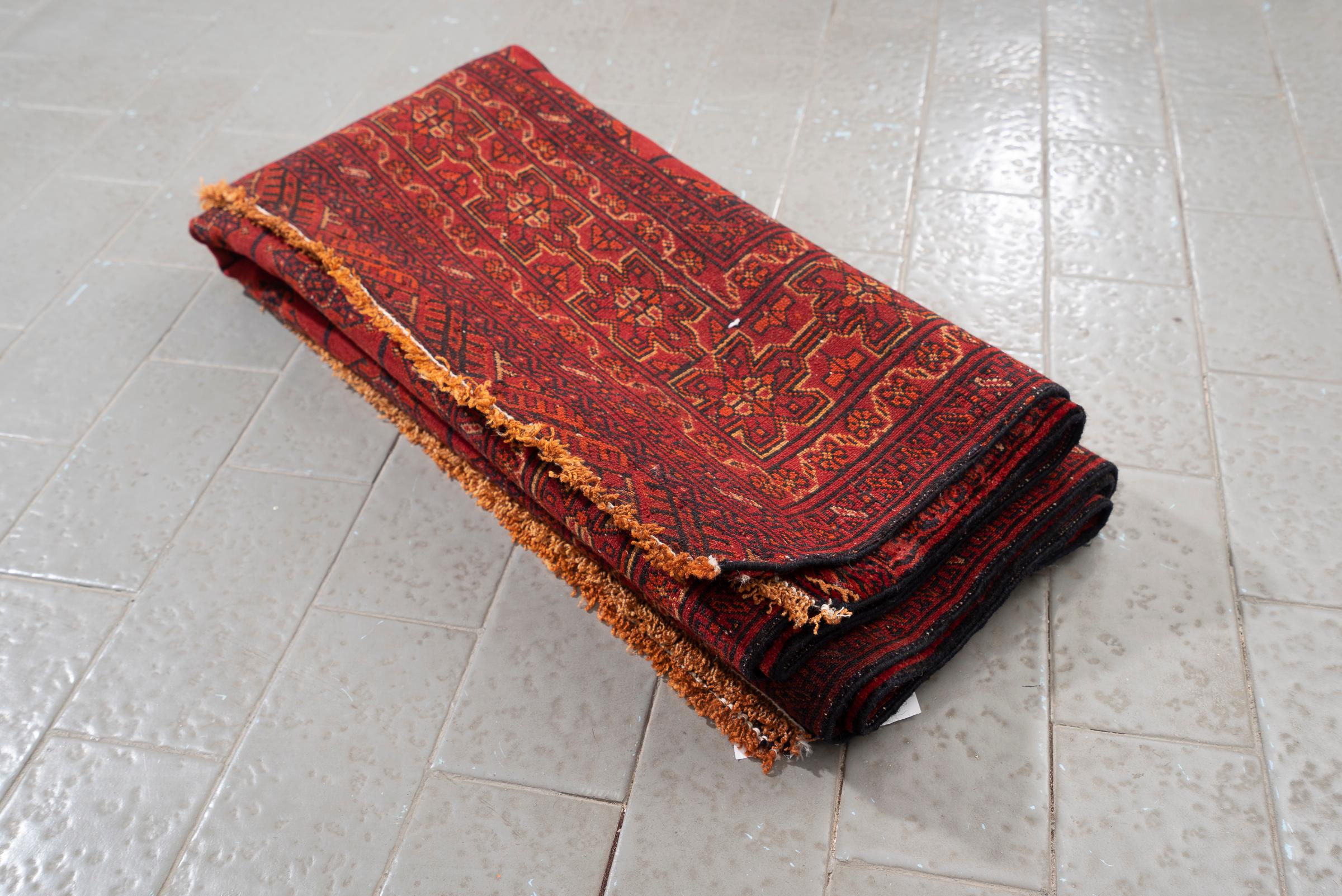 Fine Torkaman Yamut Mari Gool (Camel feet) Persian Rug
