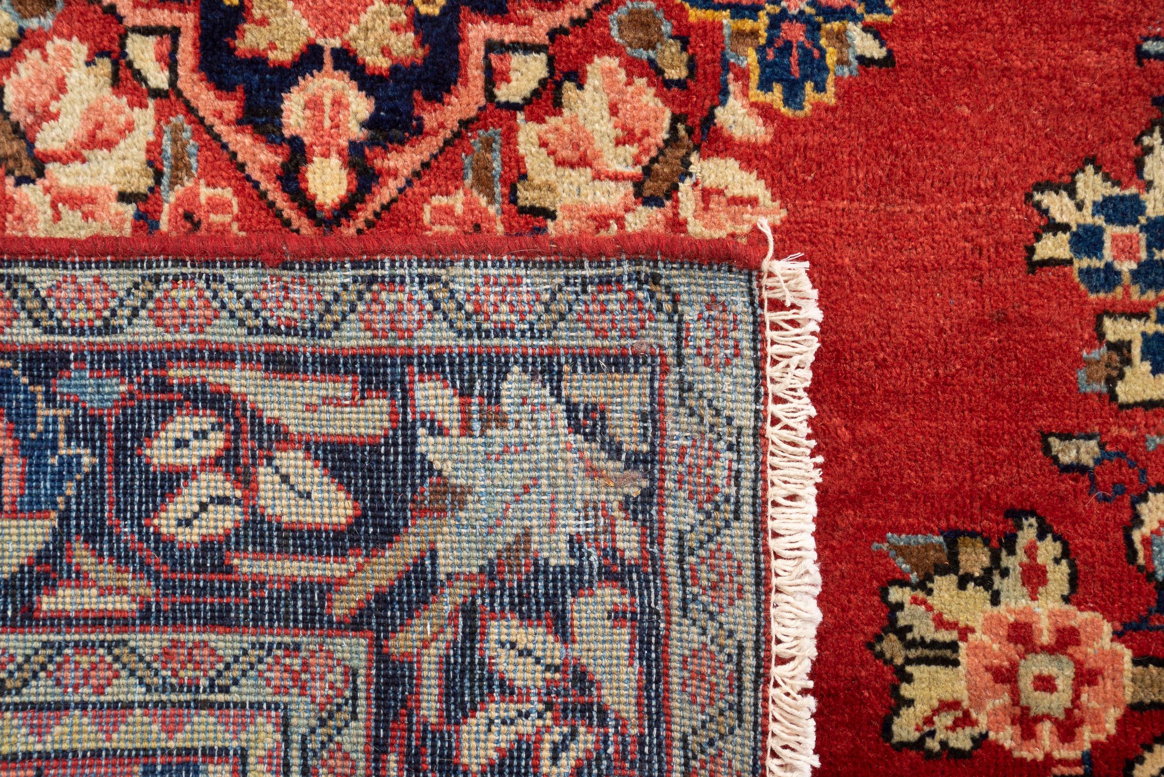 Vintage Fine Mahal Lachak Toranj Persian Rug