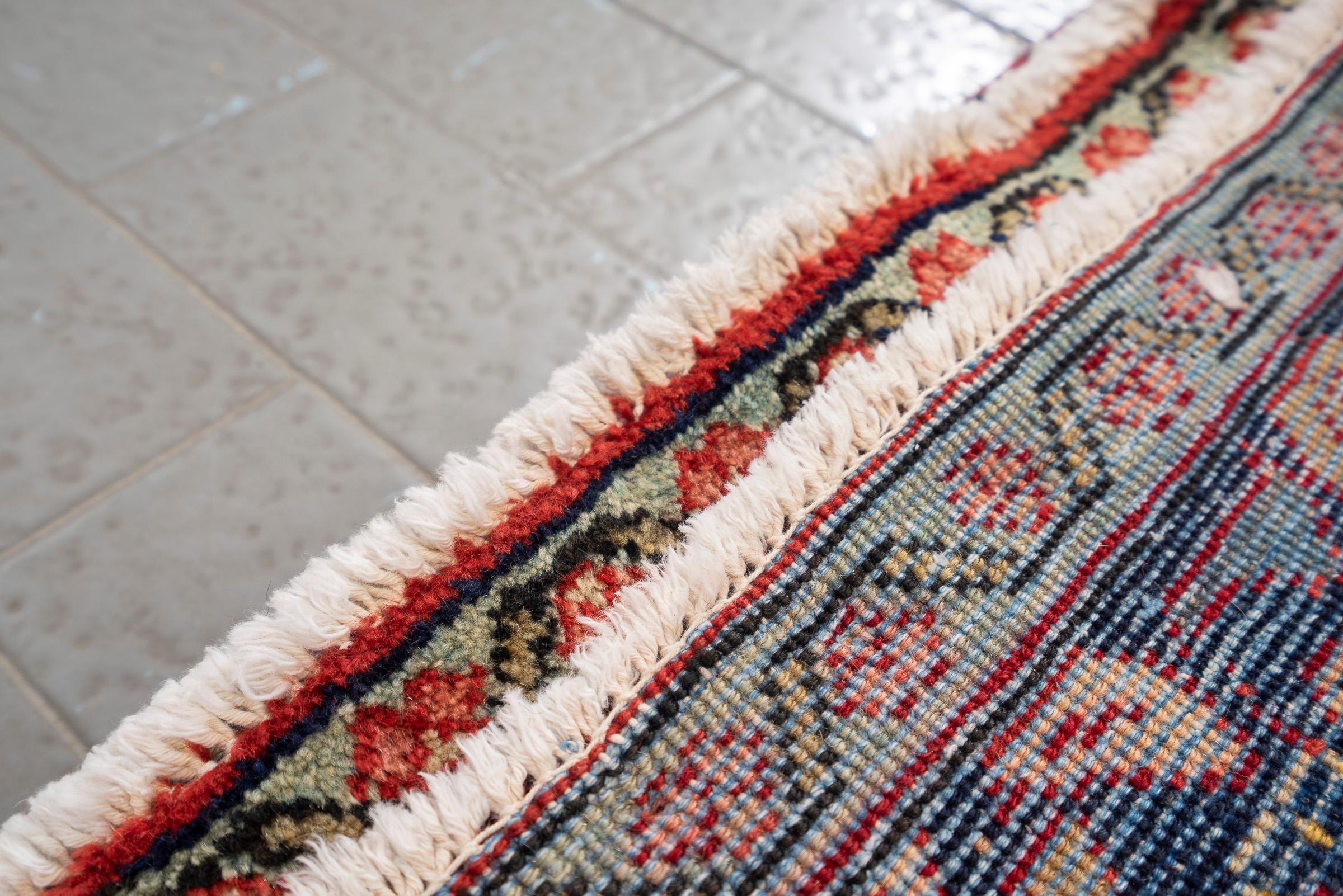 Vintage Fine Mahal Lachak Toranj Persian Rug