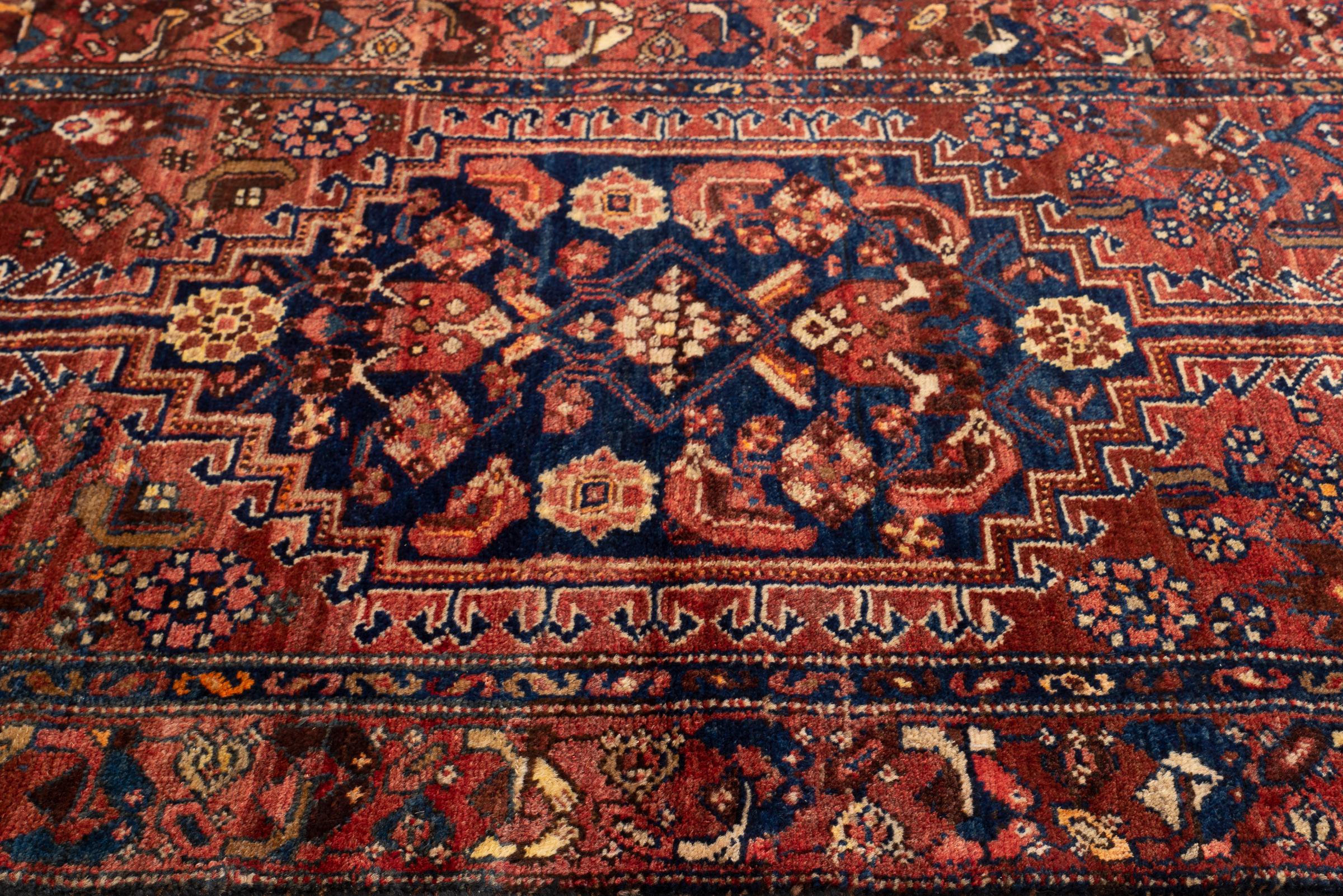 Antique Khamse Zanjan Persian Rug