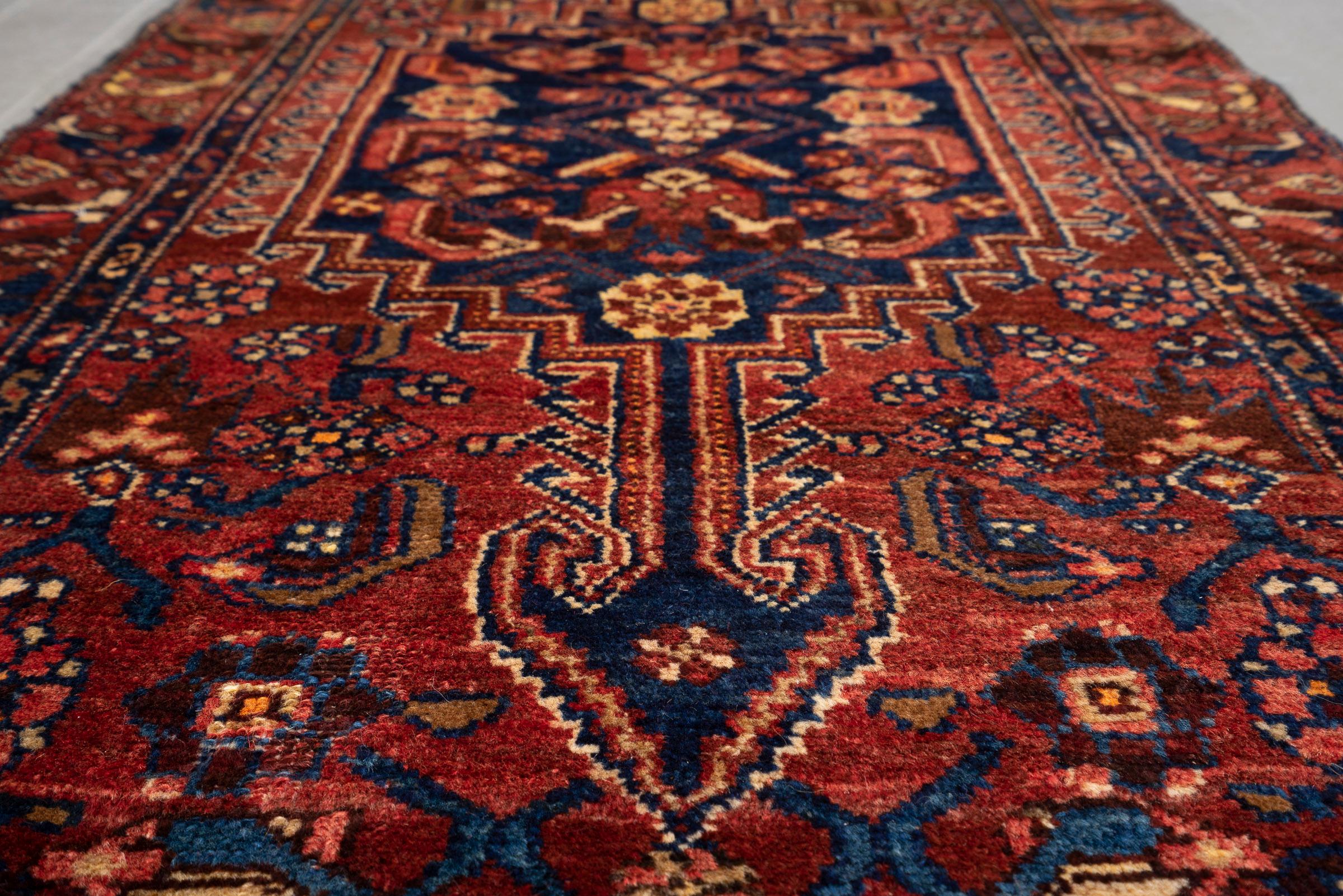 Antique Khamse Zanjan Persian Rug