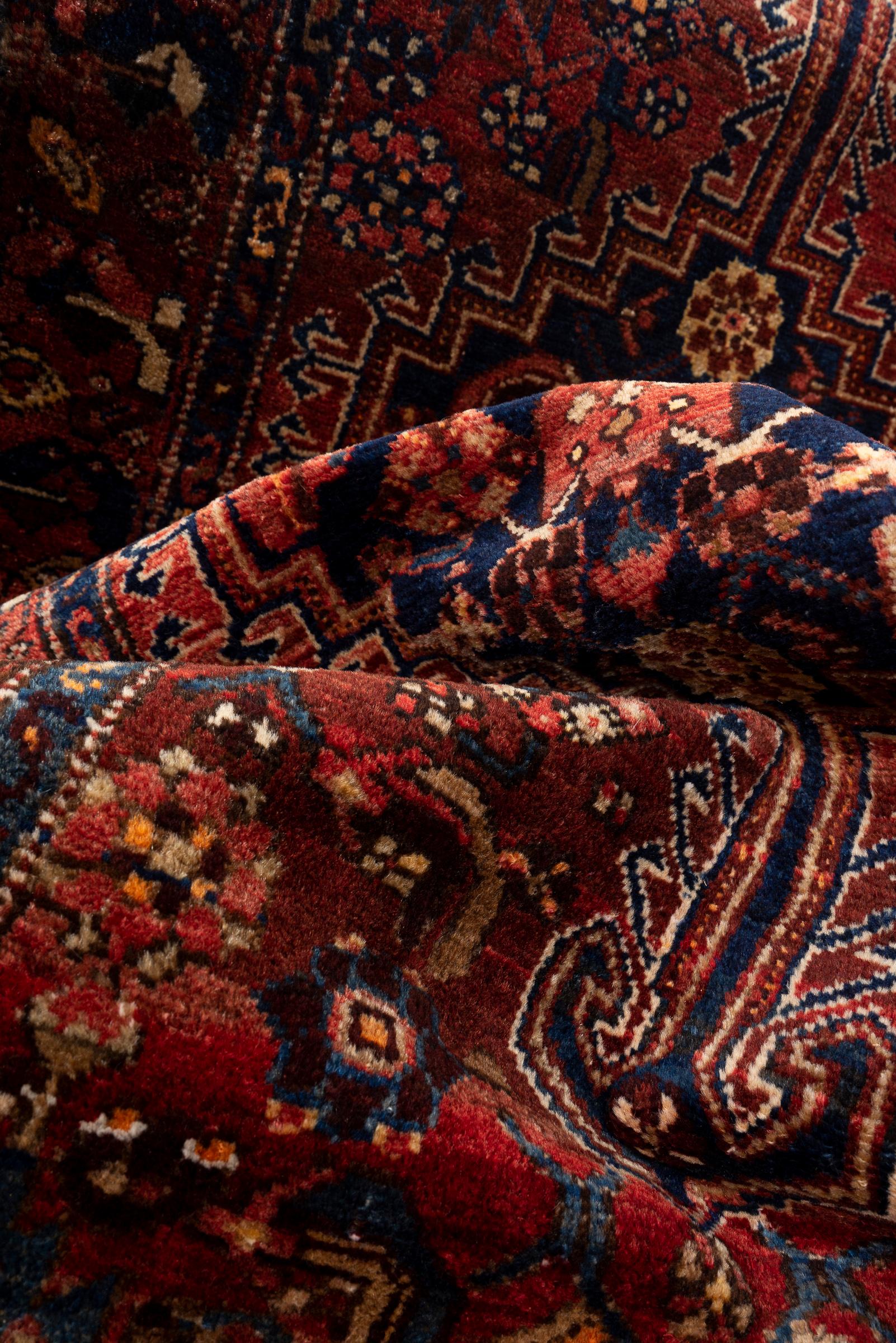 Antique Khamse Zanjan Persian Rug