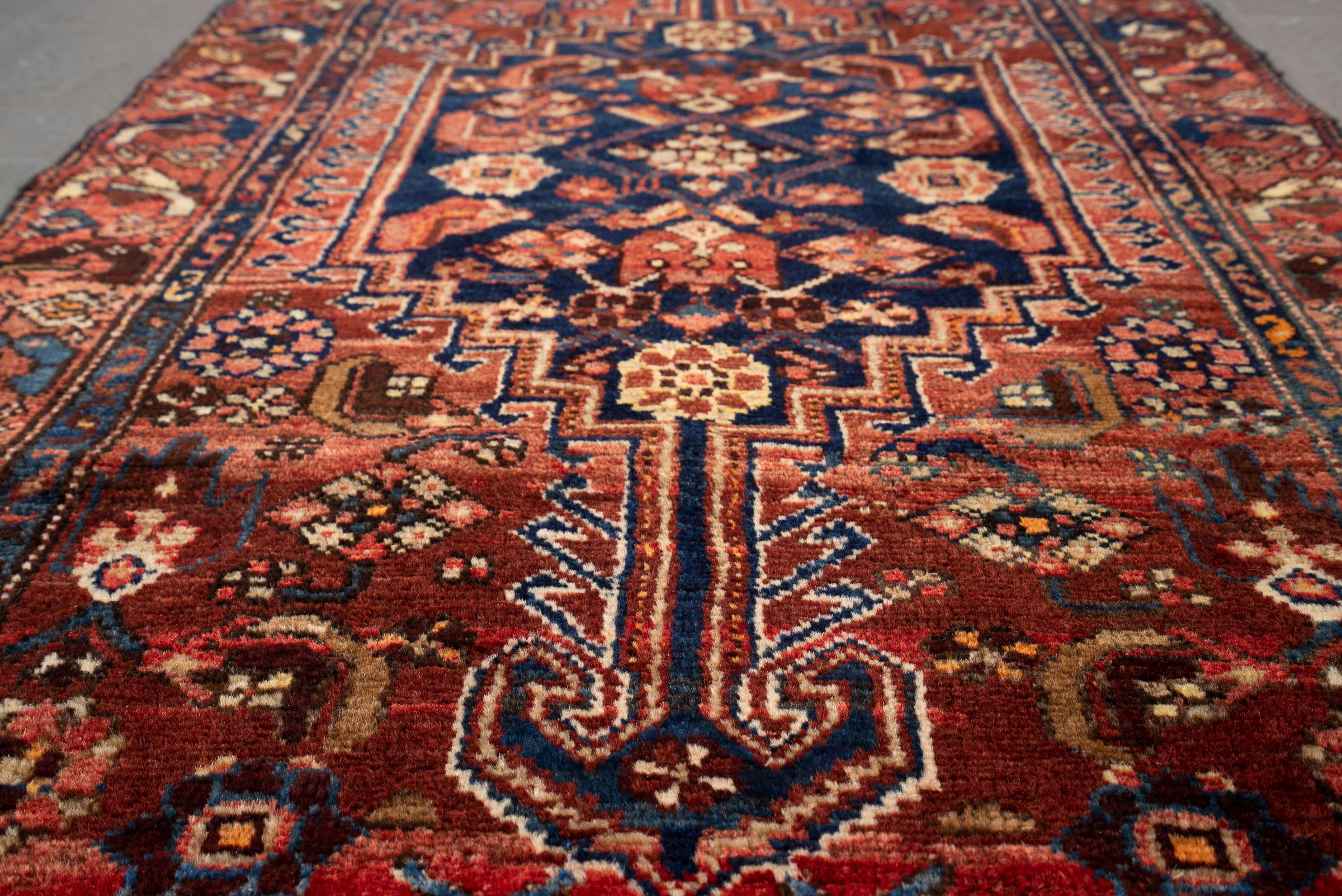 Antique Khamse Zanjan Persian Rug