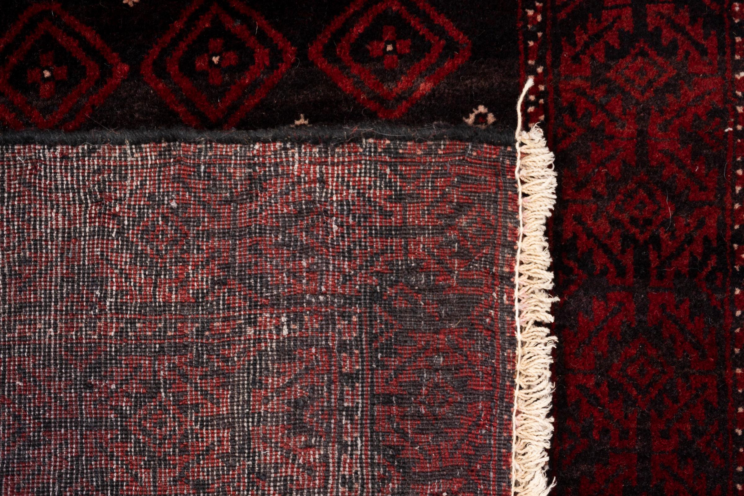 Vintage Baluch All over design Grey Persian Rug